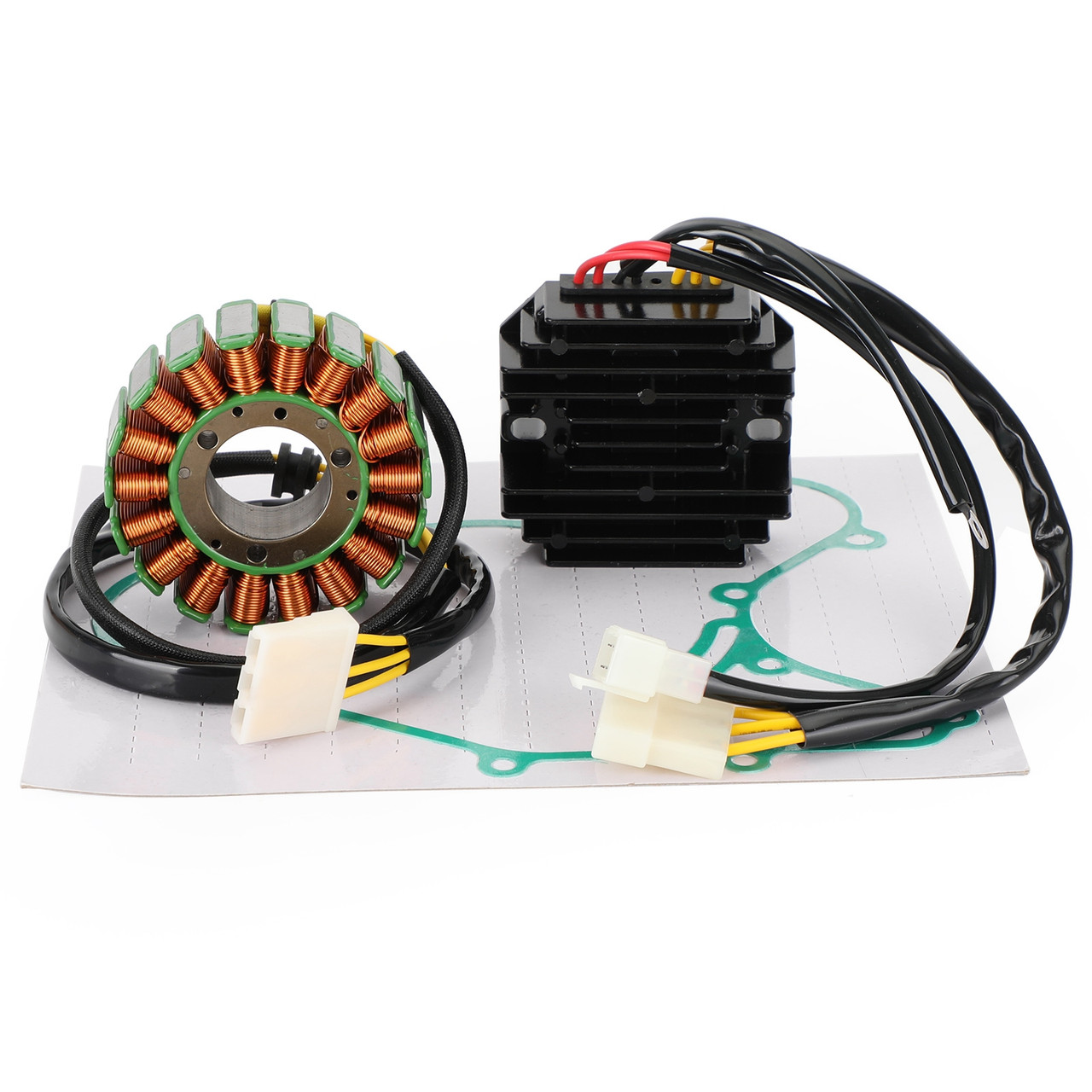 Magneto Coil Stator + Voltage Regulator + Gasket Assy Fit for Husqvarna Vitpilen Svartpilen 401 18-21 Svartpilen 250 20-21