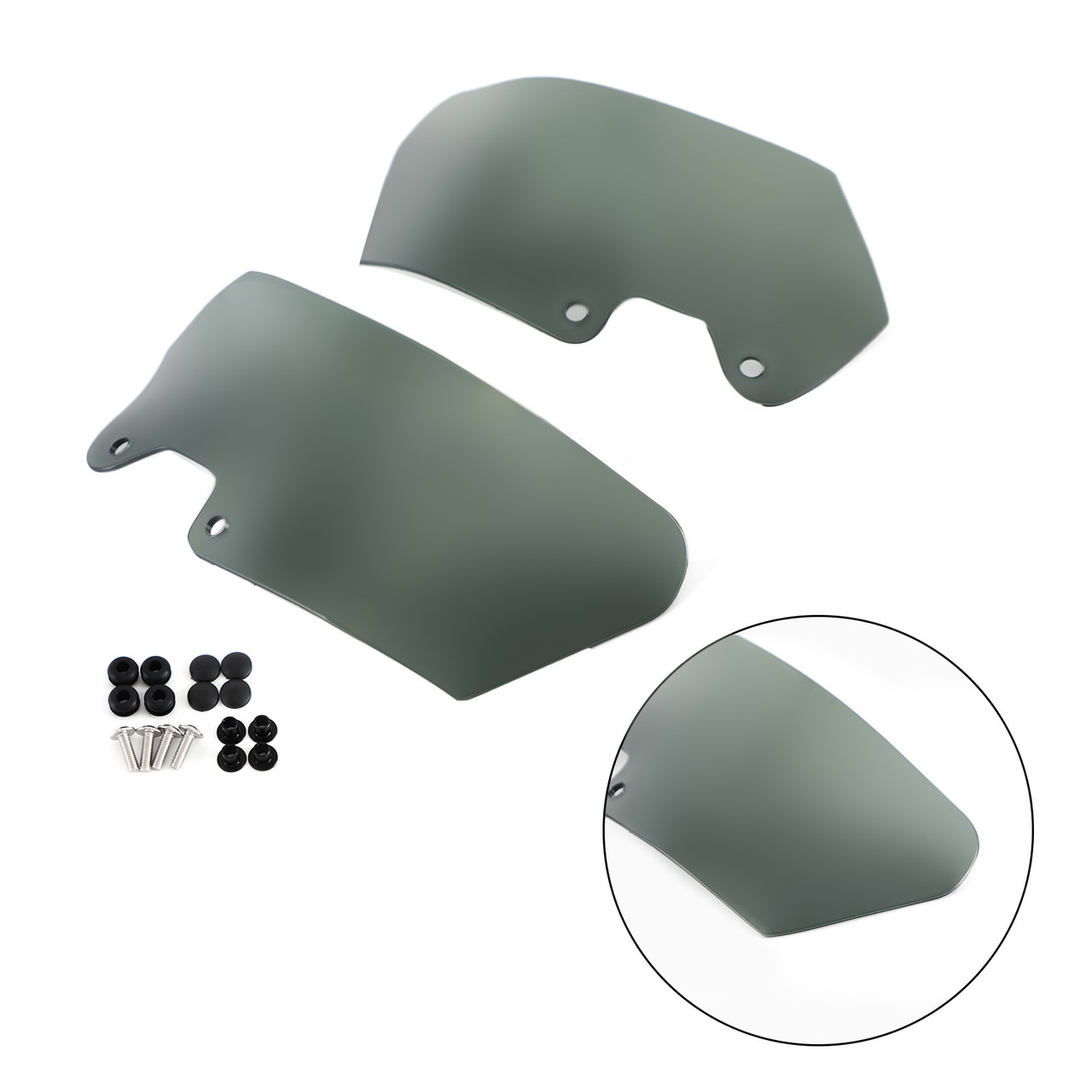 Windshield Plate Side Panels Fit for BMW R1200GS R1200 ADV K51 Adventure 2006-2013 Gray