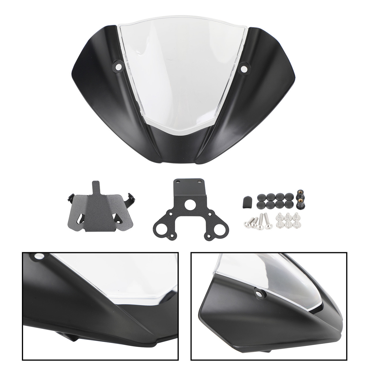 Windshield WindScreen Fit for Ducati Monster 937 950 2021-2022 Matt Black