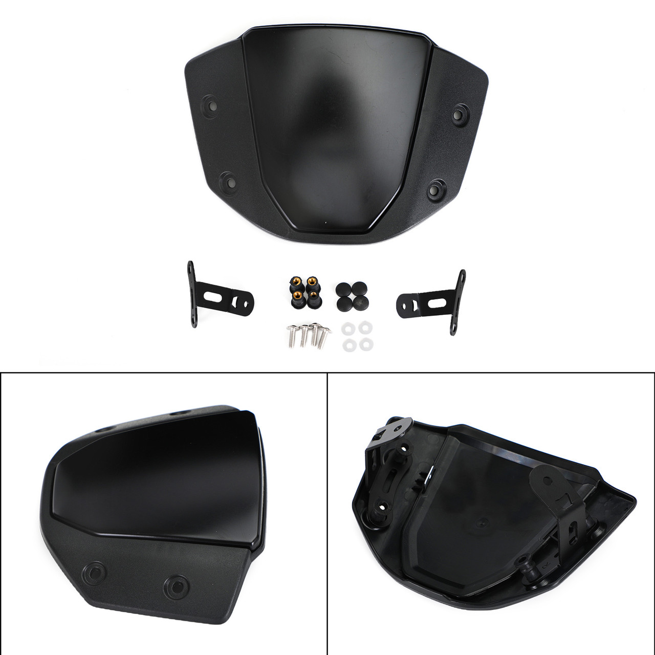 Windshield Windscreen Fit for Honda CB650R 2018-2023 CB1000R 2018-2020 Black