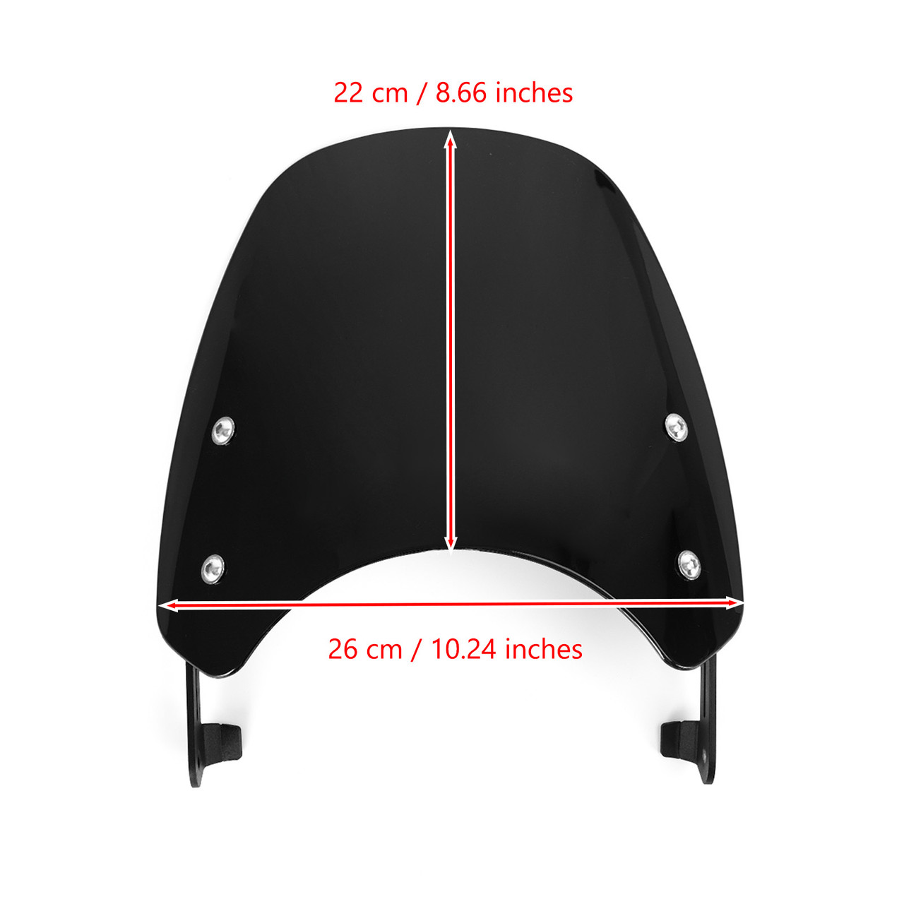 ABS Windshield Windscreen Fit for Triumph Speed Twin 1200 2019-2021 Black