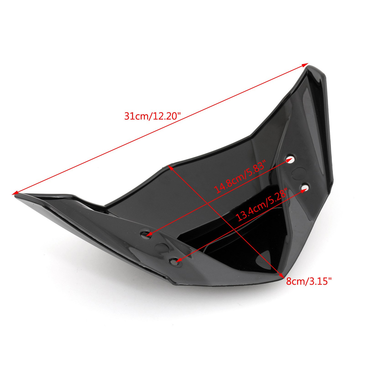 Windshield Windscreen Fit for Yamaha FZ16 FZ-S 2011-2014 Chrome