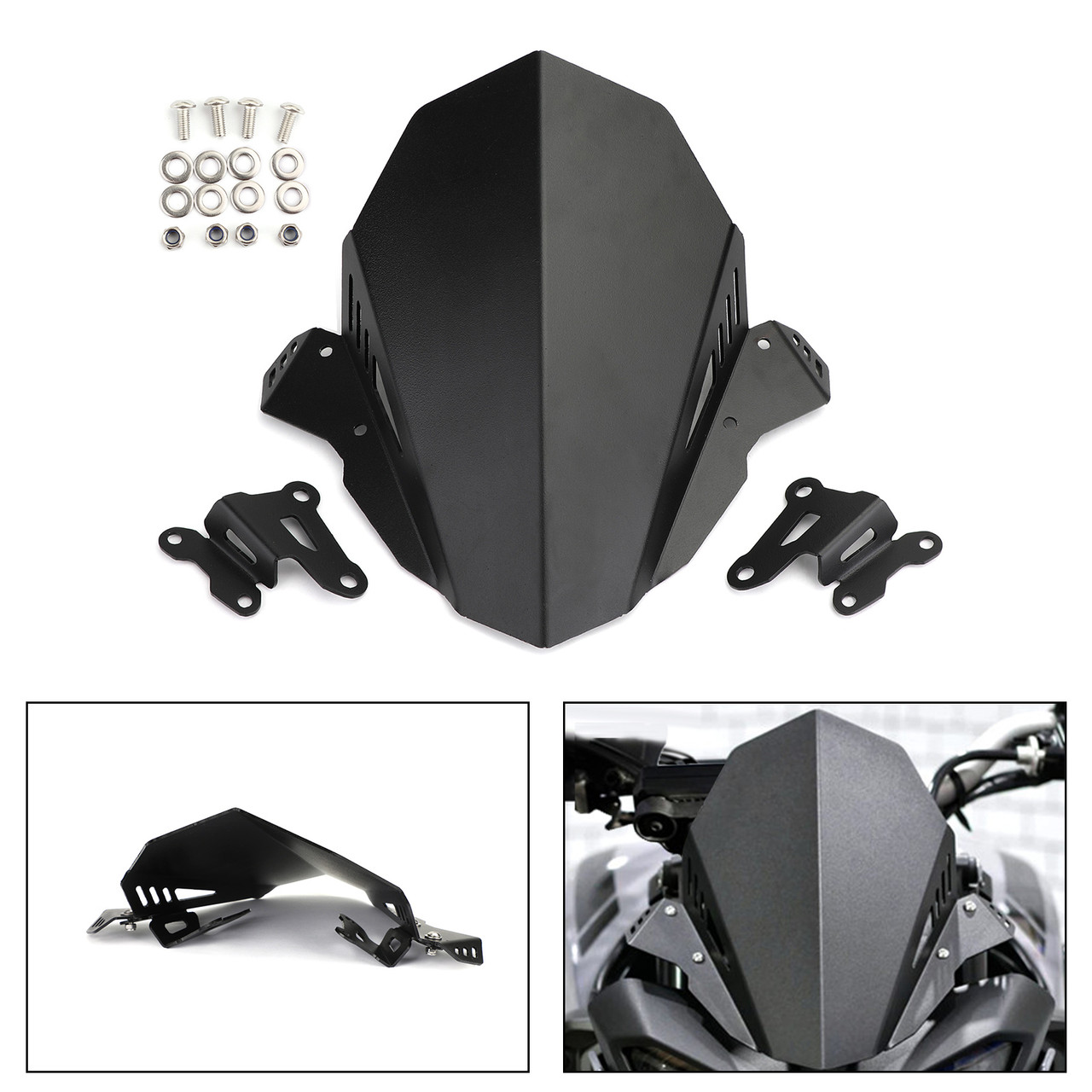 Windscreen Windshield Fit for YAMAHA MT-09 FZ-09 2017-2020