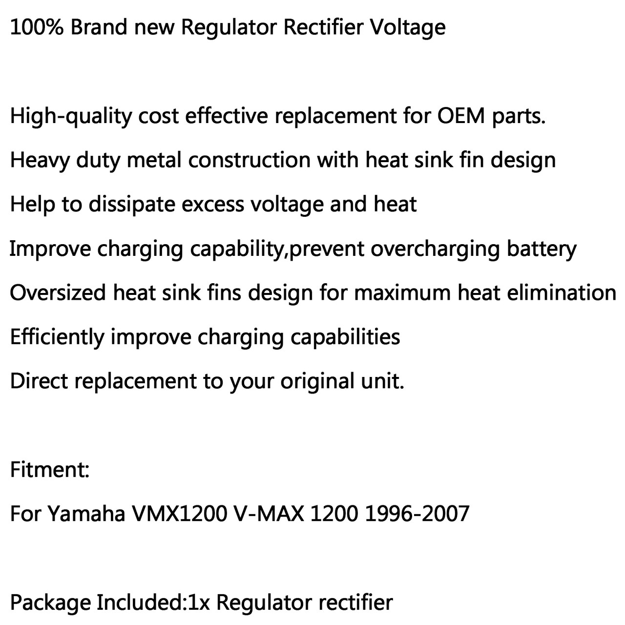 Regulator Rectifier For Yamaha VMX 1200 V-MAX 1200 1996-2007 2004 2005