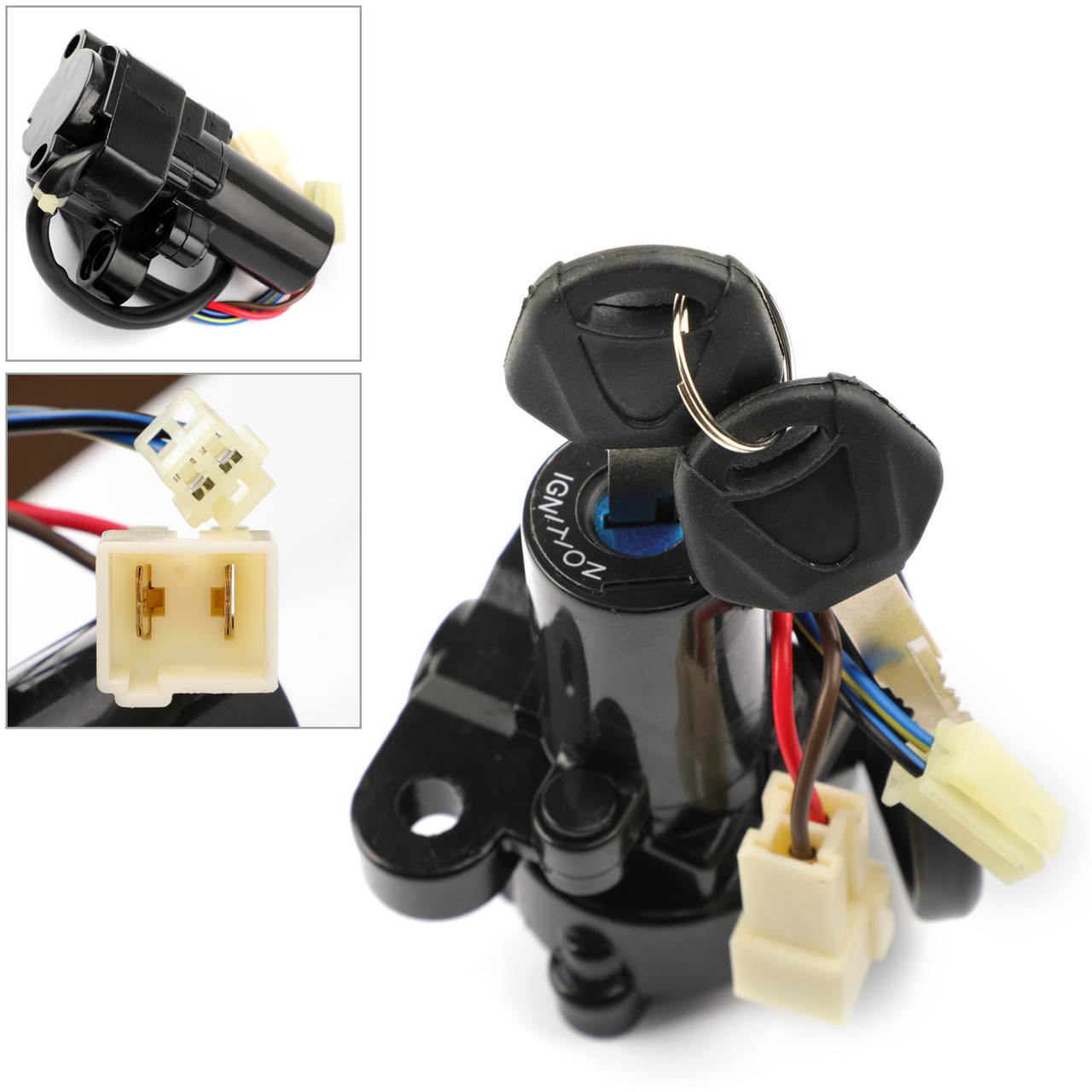 Ignition Switch Lock Keys For Yamaha YZF R1 R6 MT-01 FJ09 FZ09