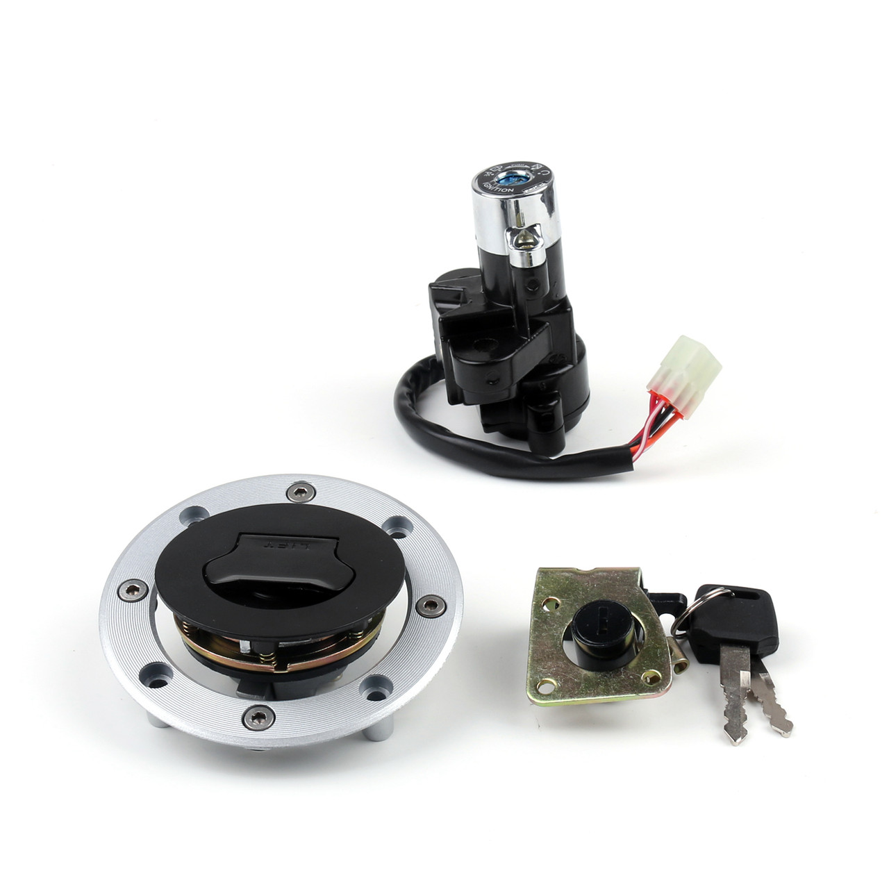 Ignition Switch Tank Cap Seat Lock Set For Suzuki GSXR 750 93-99
