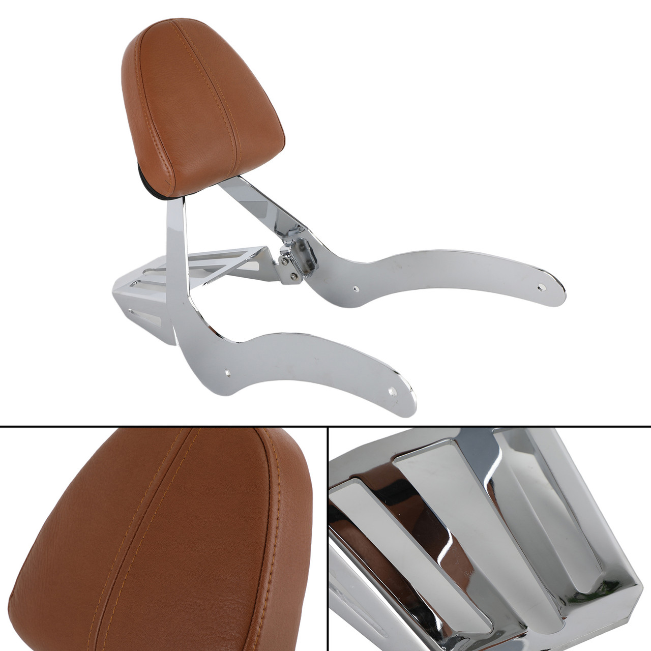 Passenger Backrest Sissy Bar fit for Indian Scout 2015-2020 Scout Sixty ABS Chrome