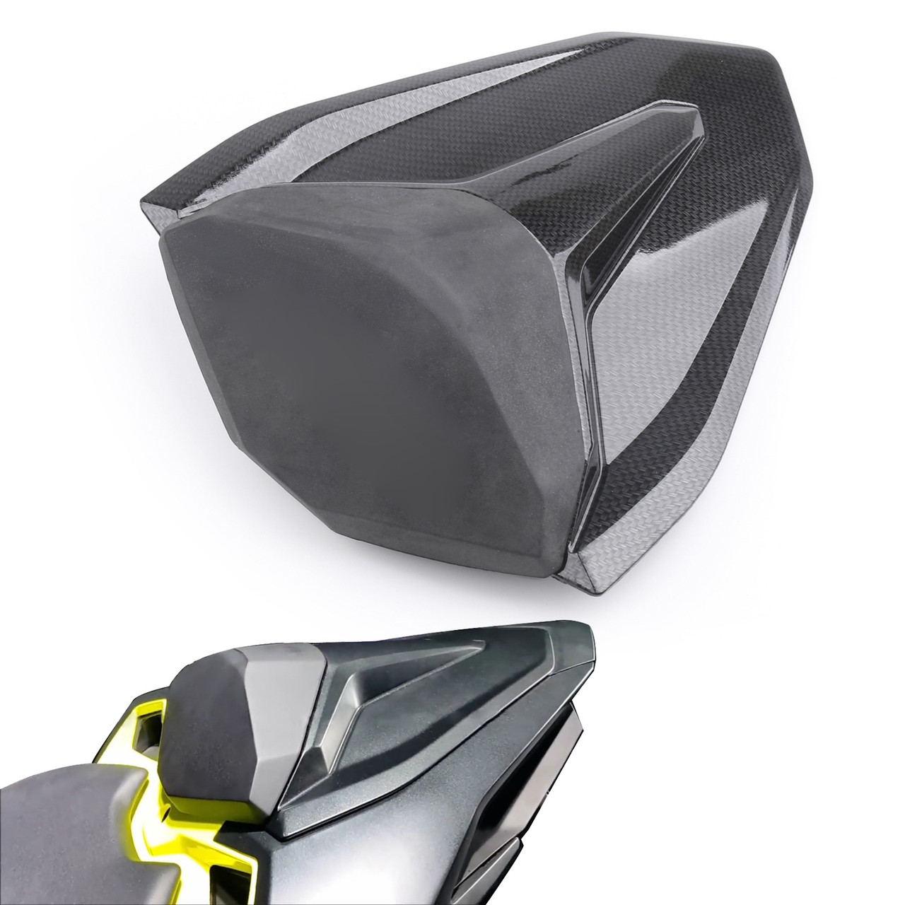 Motorcycle Pillion Rear Seat Cover Cowl ABS For Honda CBR250RR 2017-2019 Carbon