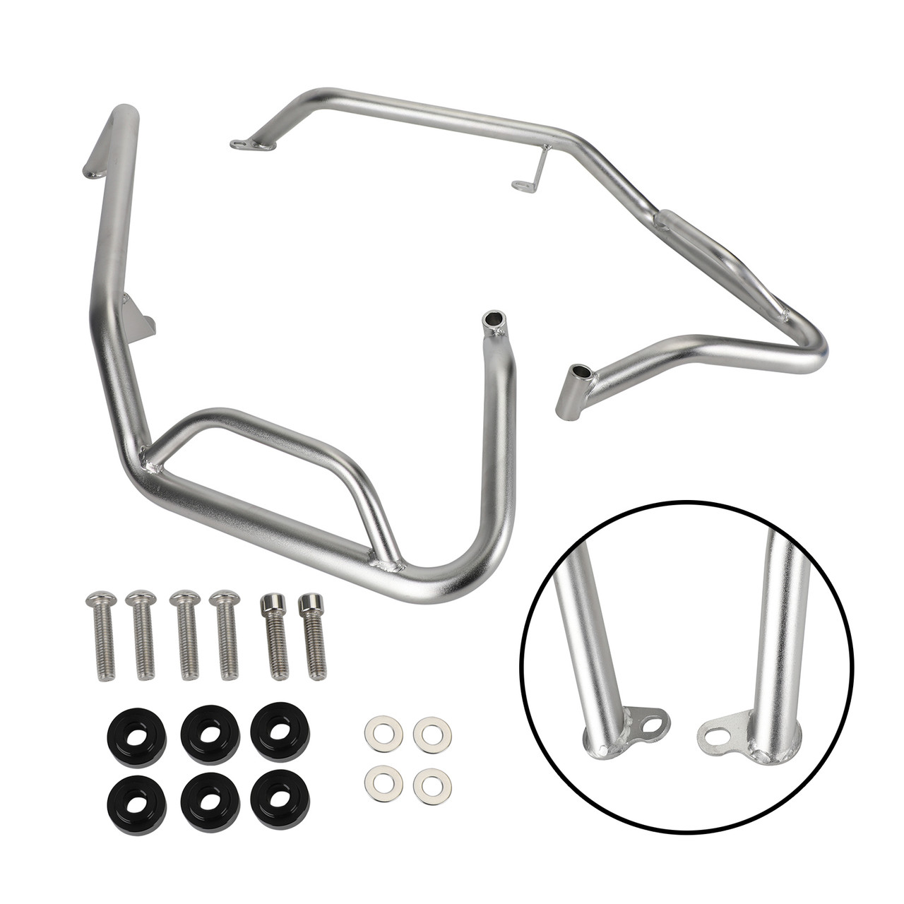 Lower Engine Guard Frame Crash Bar Steel Silver Fit For Honda X-Adv X Adv 750 21