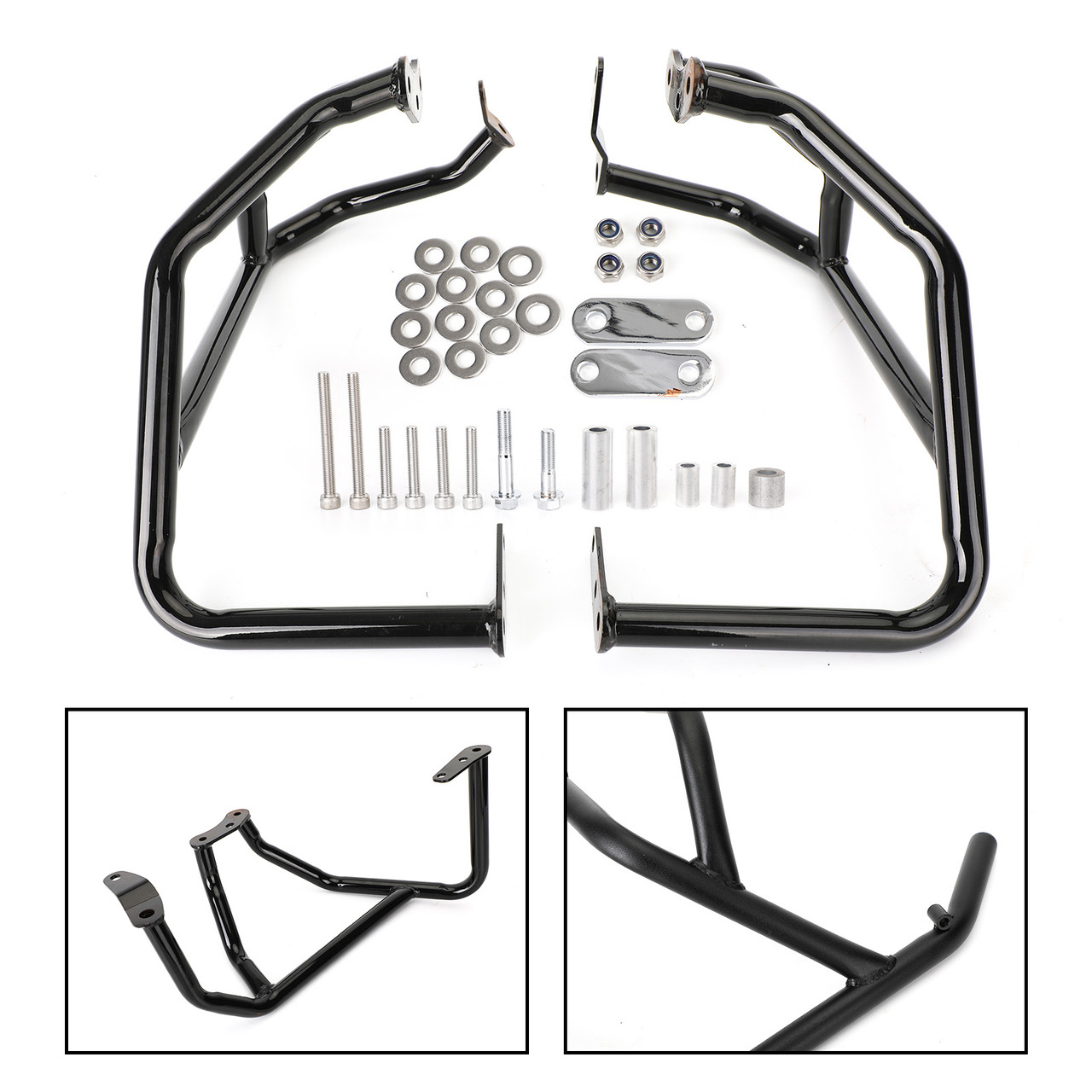 Engine Guard Crash Bar Frame Protector Bumper Black For Honda Gl1800 18-20 19