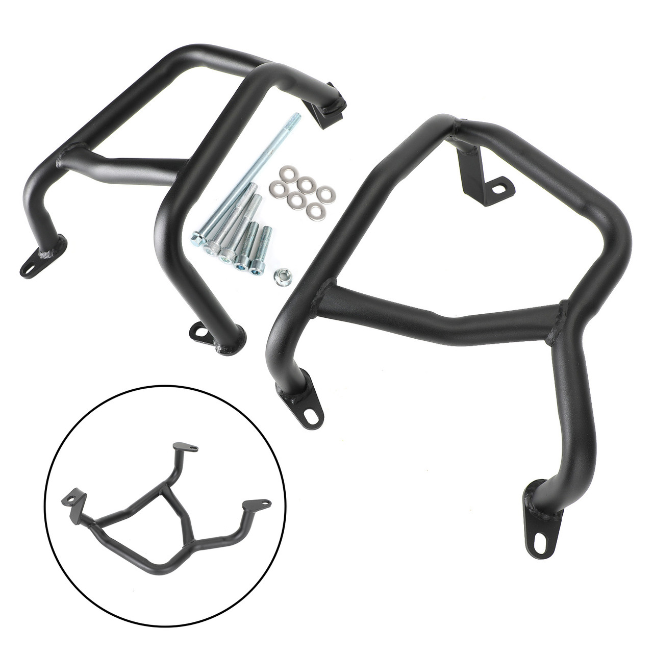 Engine Guard Crash Bar Frame Protector Bumper Black For Honda Cb 400X 400F 21-22