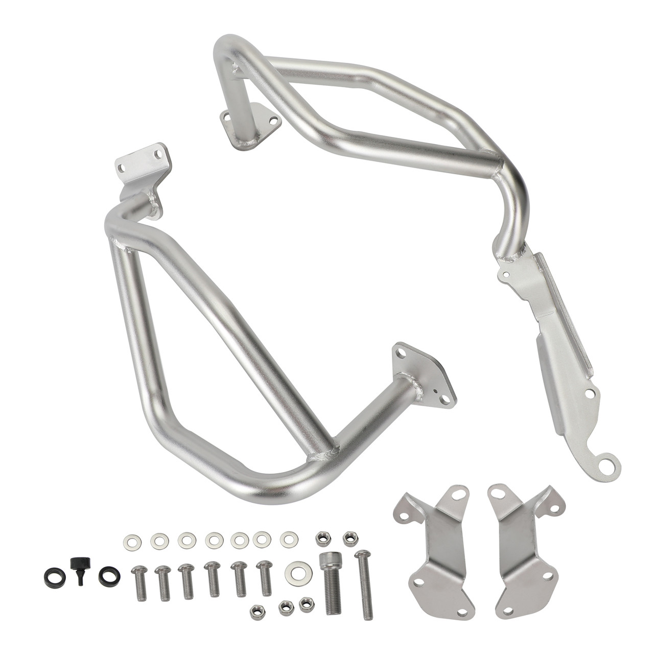 Lower Engine Guard Frame Crash Bar Steel Silver Fit For Honda Crf 1100L Adv 20+