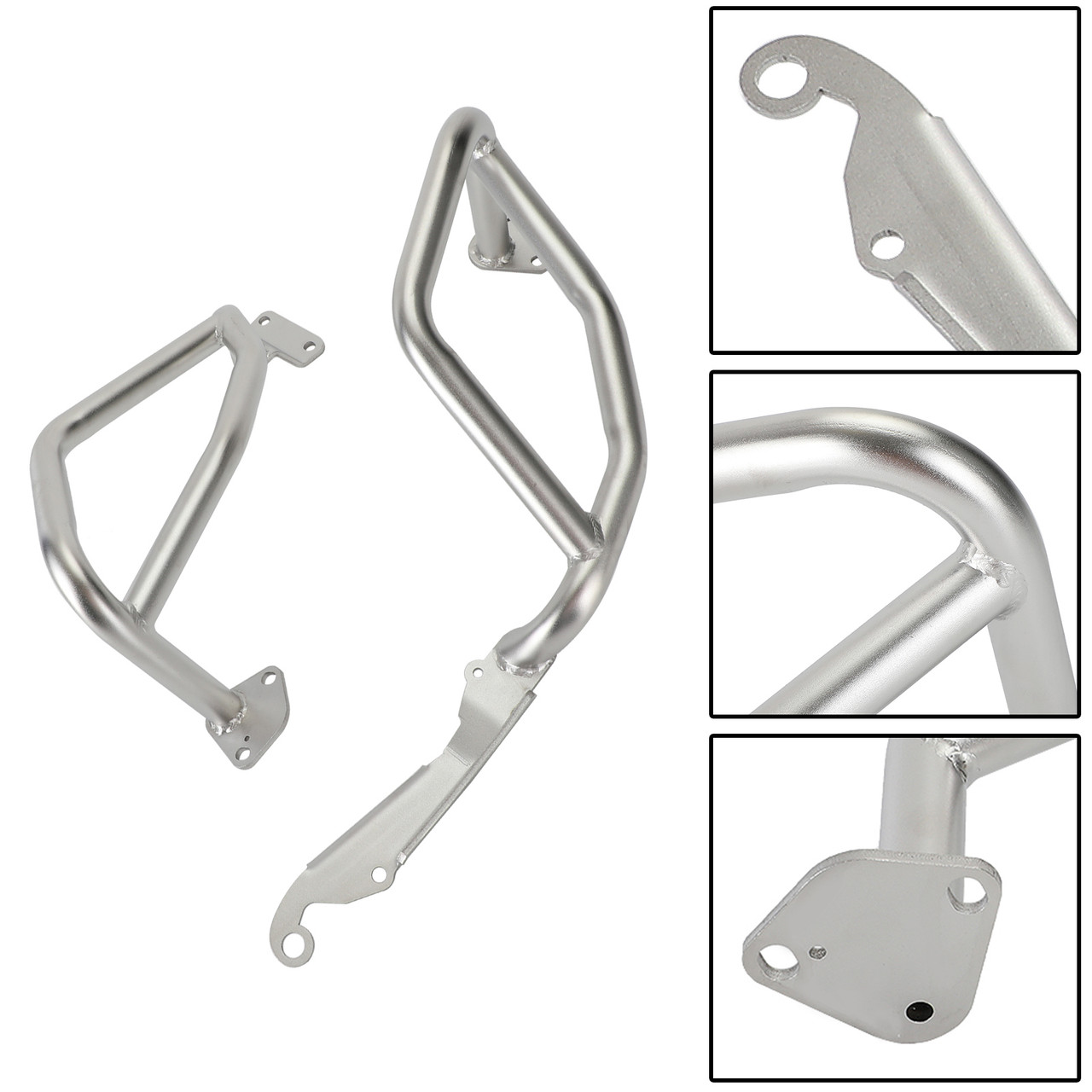 Lower Engine Guard Frame Crash Bar Steel Silver Fit For Honda Crf 1100L Adv 20+