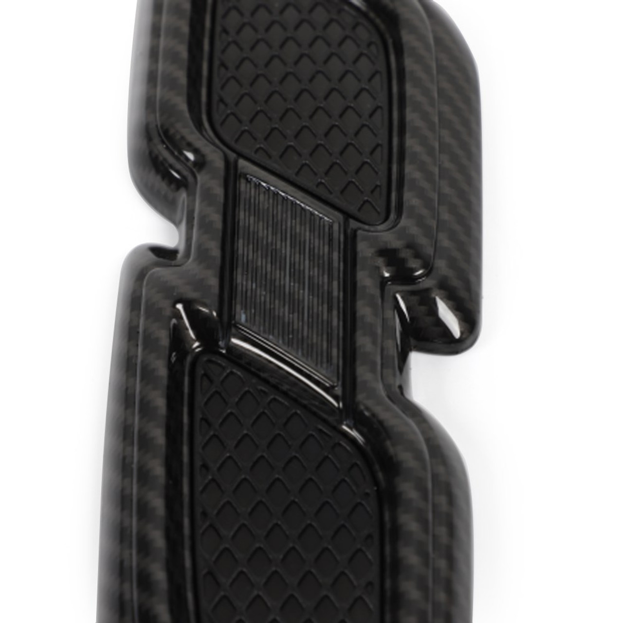 Carbon Fiber Air Vent Fender Cover Trim For Wrangler JK JL JT