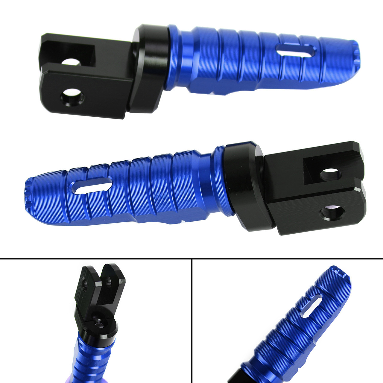 Front Footrests Foot Peg for Triumph Street Triple 765/R/S/RS Daytona 675/R Blue