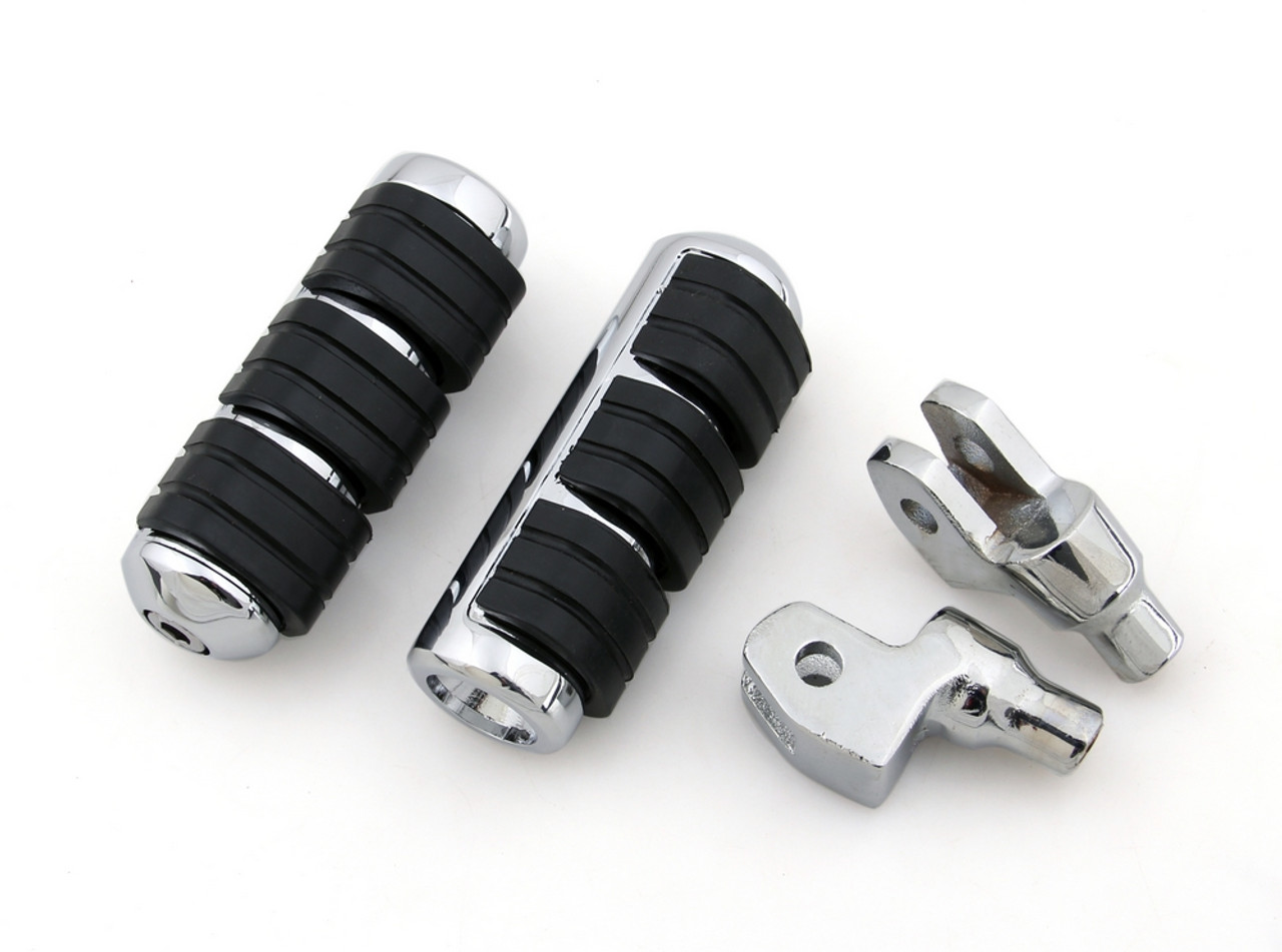 Front & Rear Foot Pegs For Yamaha V-Star 650 1100 V-Max Virago 750 Virago 1100