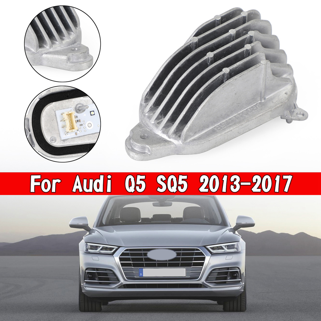 Left LED DRL Control Module 8R0941475B For Audi Q5 SQ5 2013-2017