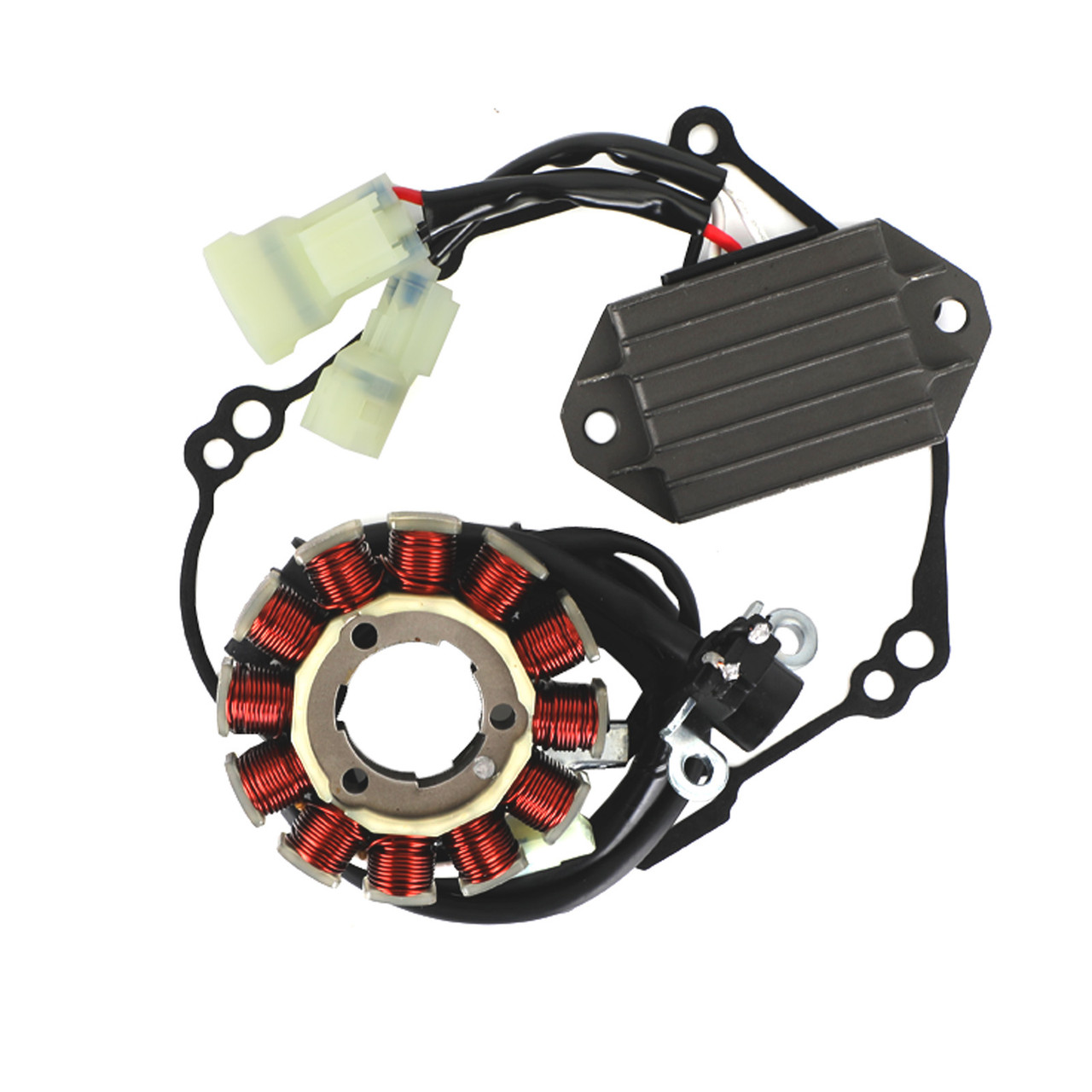 Magneto Coil Stator + Voltage Regulator + Gasket Assy Fit For Yamaha YZ250F 14-18 Anniversary 16