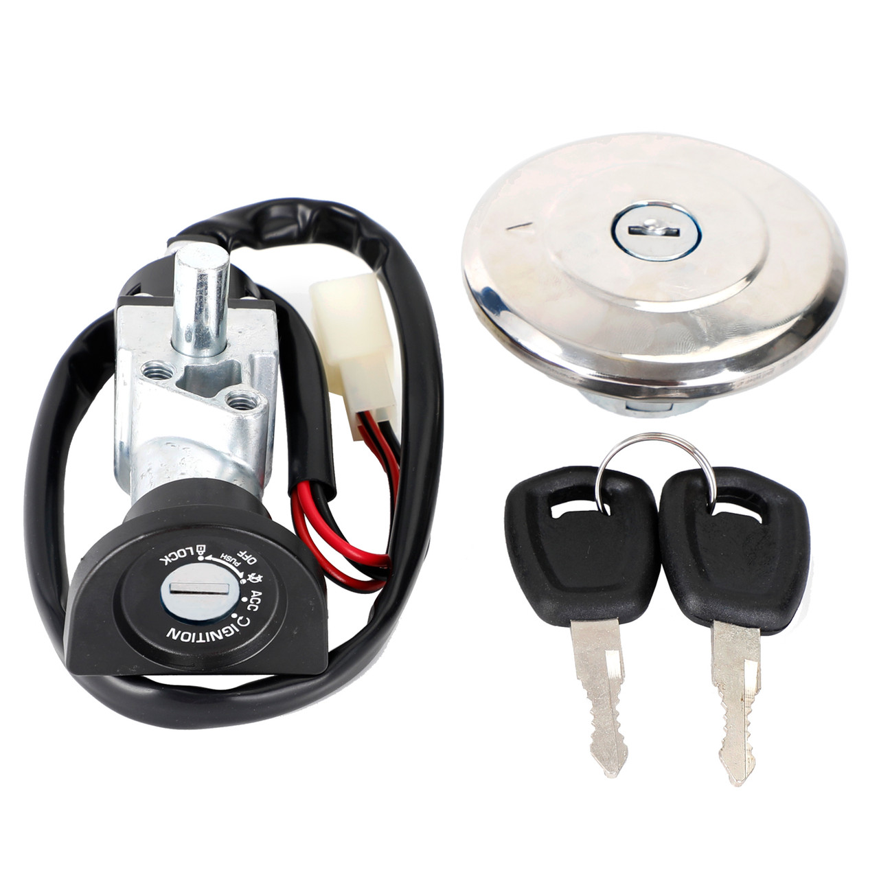 Ignition Switch Fuel Gas Cap Lock Set Keys Fit for 2014 to 2020 XG