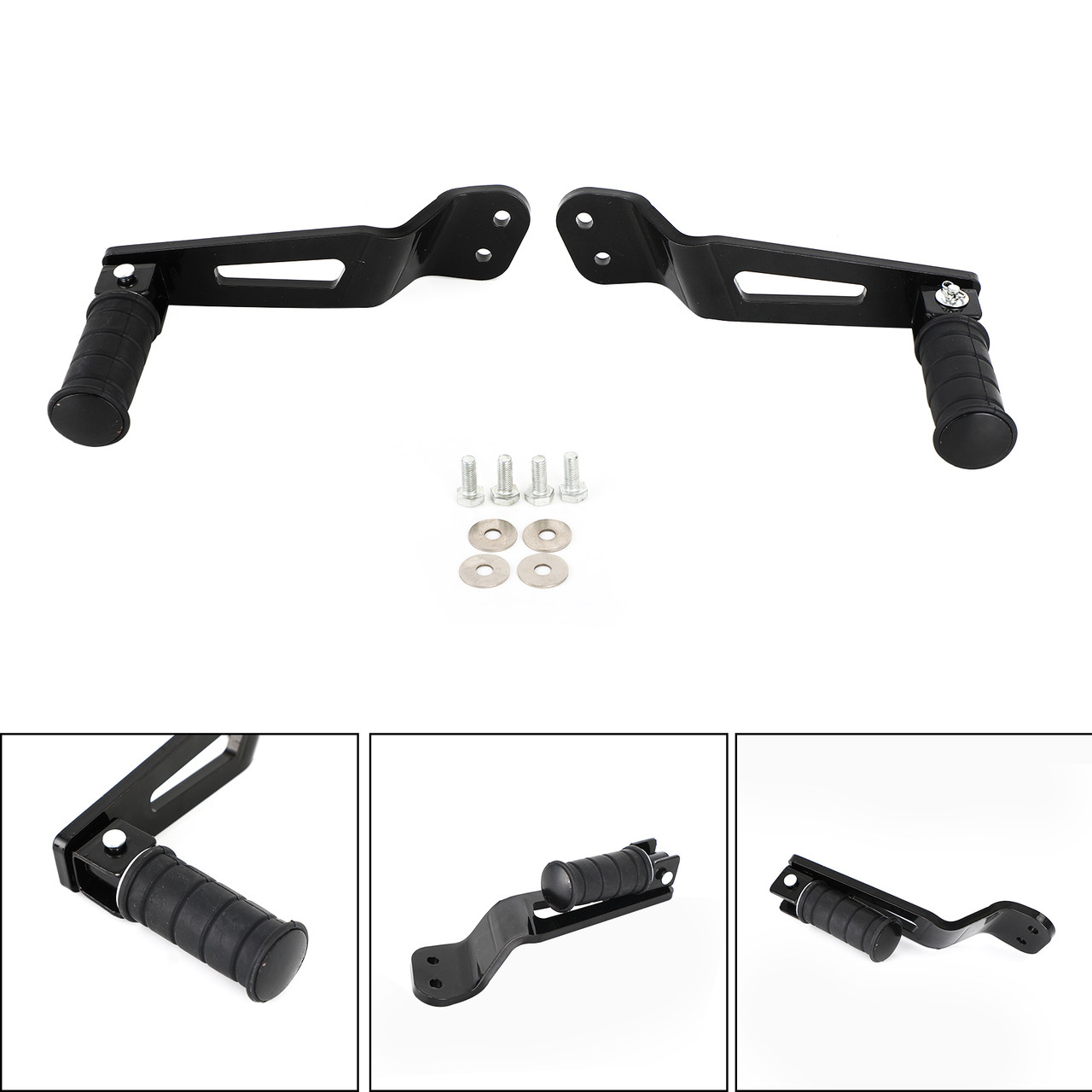 Rear Footpegs Fit for Yamaha Bolt XV950 XVS950 R-Spec 2014-2020 BLK