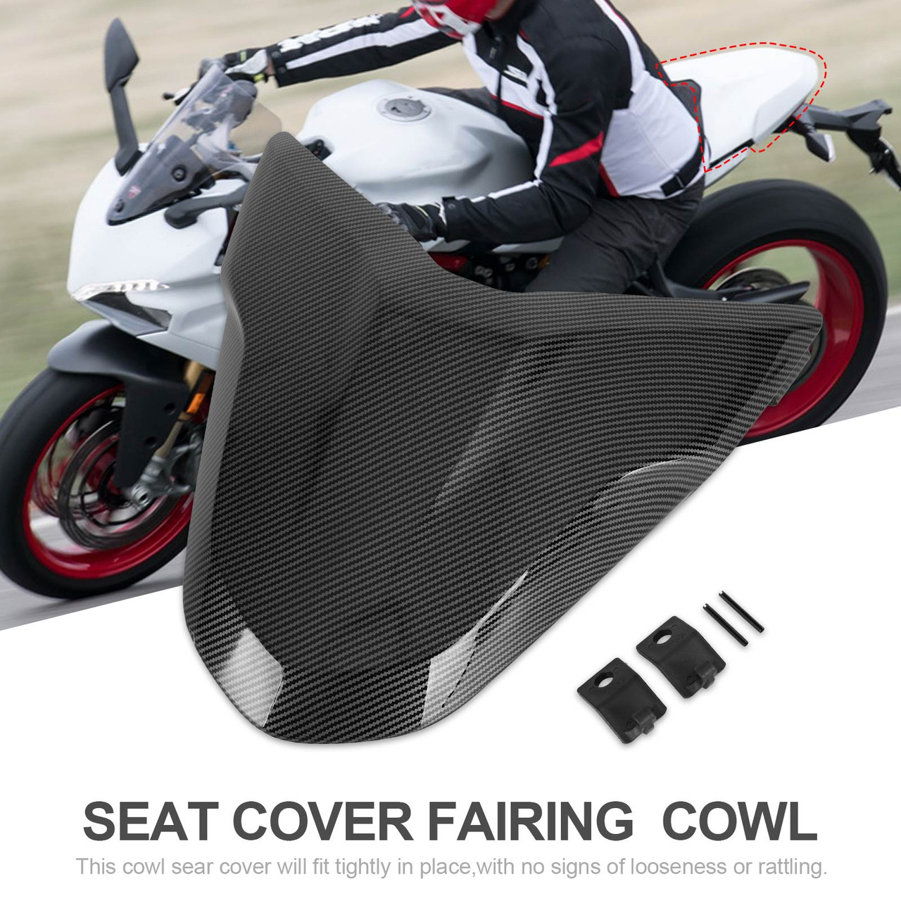 Tail Rear Seat Cover Fairing Cowl fit for DUCATI Supersport 939 All Year CBN