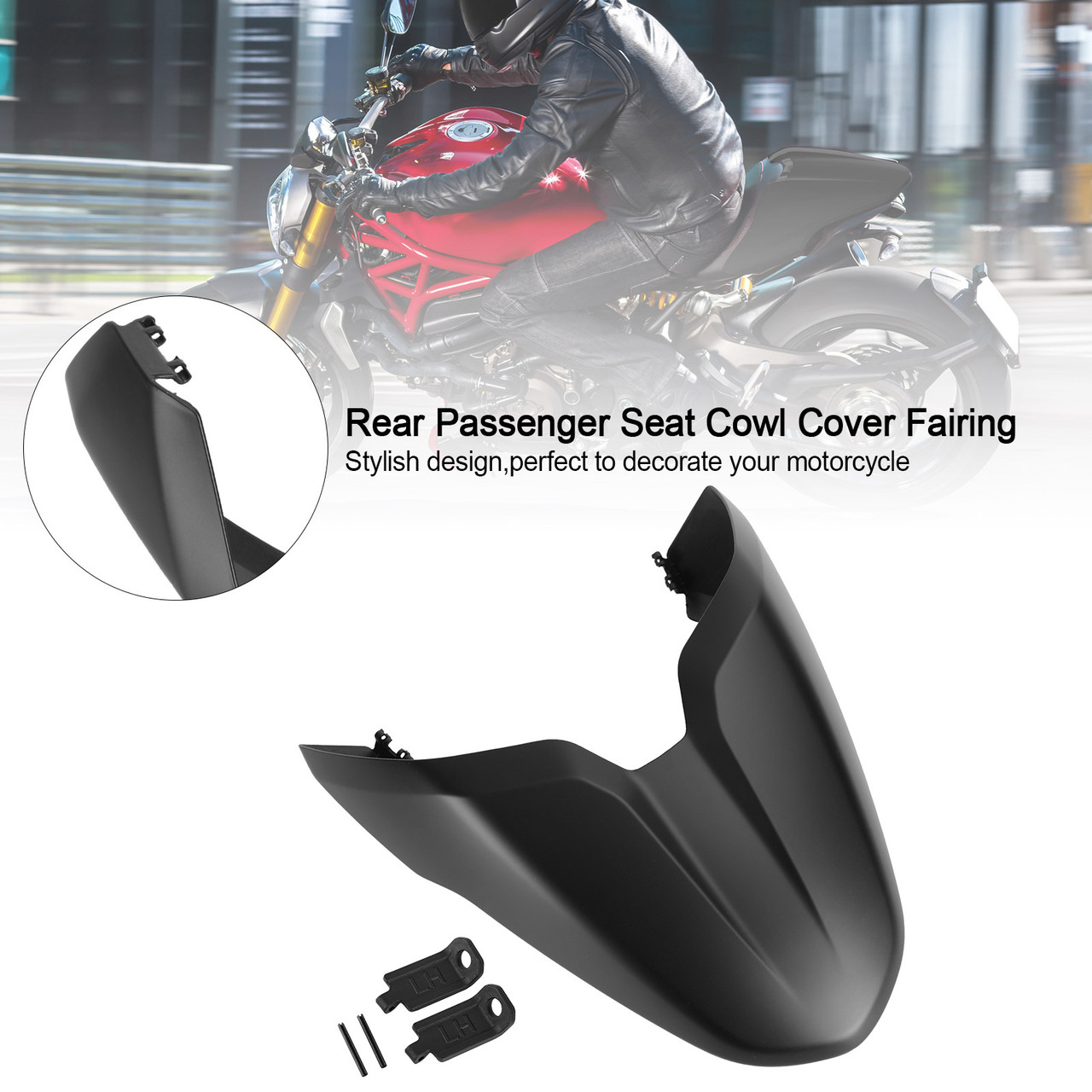 Rear Passenger Seat Cowl Cover Fairing DUCATI Monster 797 2017