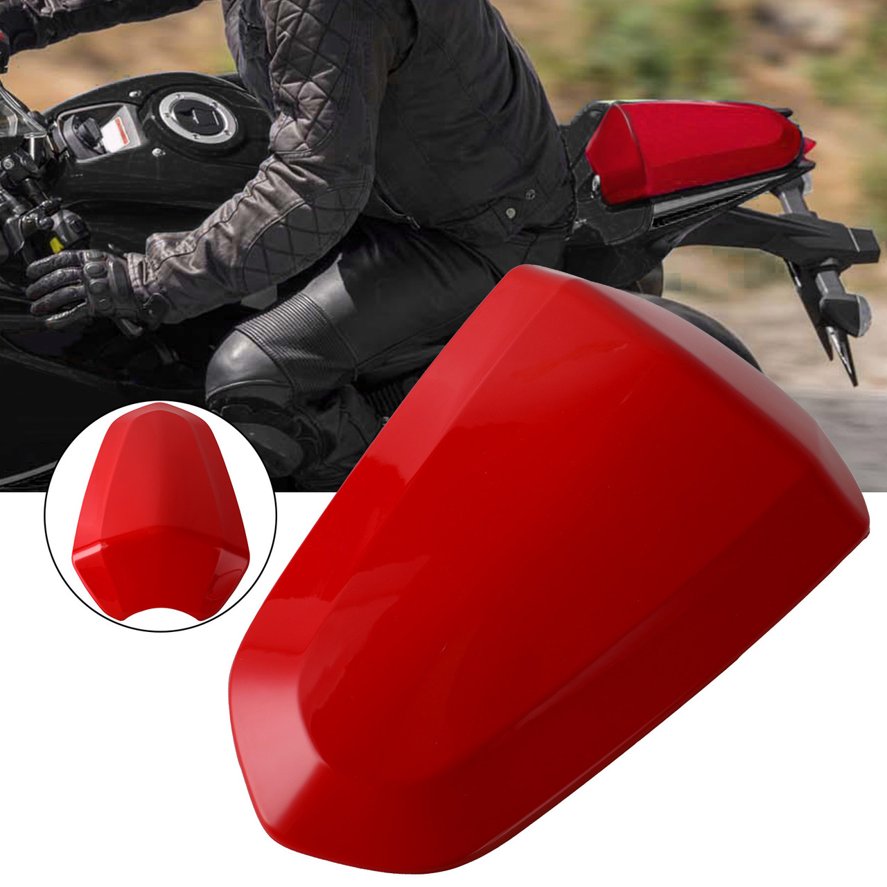 Seat Cover Cowl Fit for SUZUKI GSX-S 125 / GSX-R 125 2017-2021 red