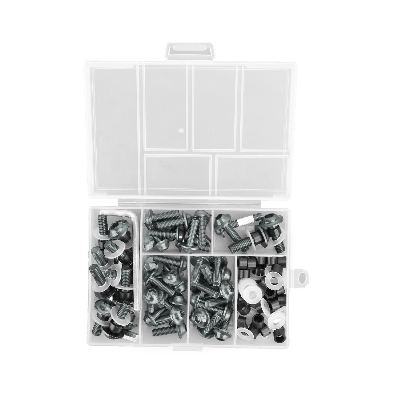 158Pcs Motorcycle Sportbike Windscreen Fairing Bolts Kit Fastener Clips Screws Fit For Yamaha Motorcycle/Sportbikes/Scooter/Streetbikes TIT~BC2 158Pcs Motorcycle Sportbike Windscreen Fairing Bolts Kit Fastener Clips Screws Fit For Yamaha Motorcycle/Sportbikes/Scooter/Streetbikes TIT~BC2