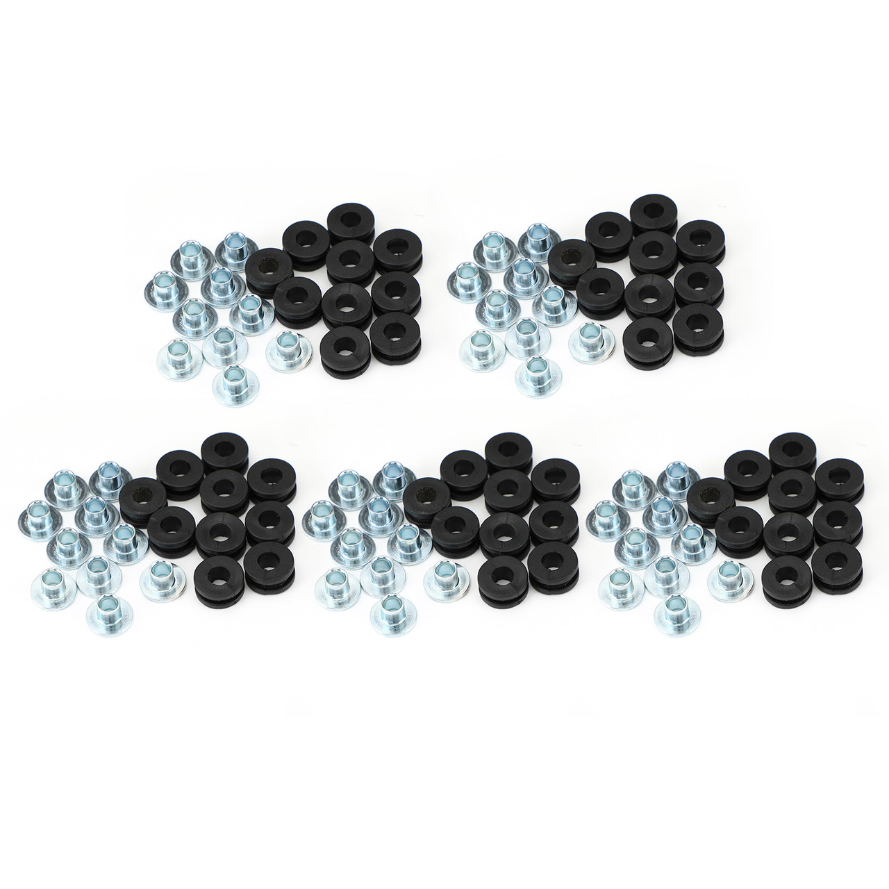 50 Pack M6 Motorcycle Side Panel Rubbers / Grommets Motorbike Kit Fit for Honda