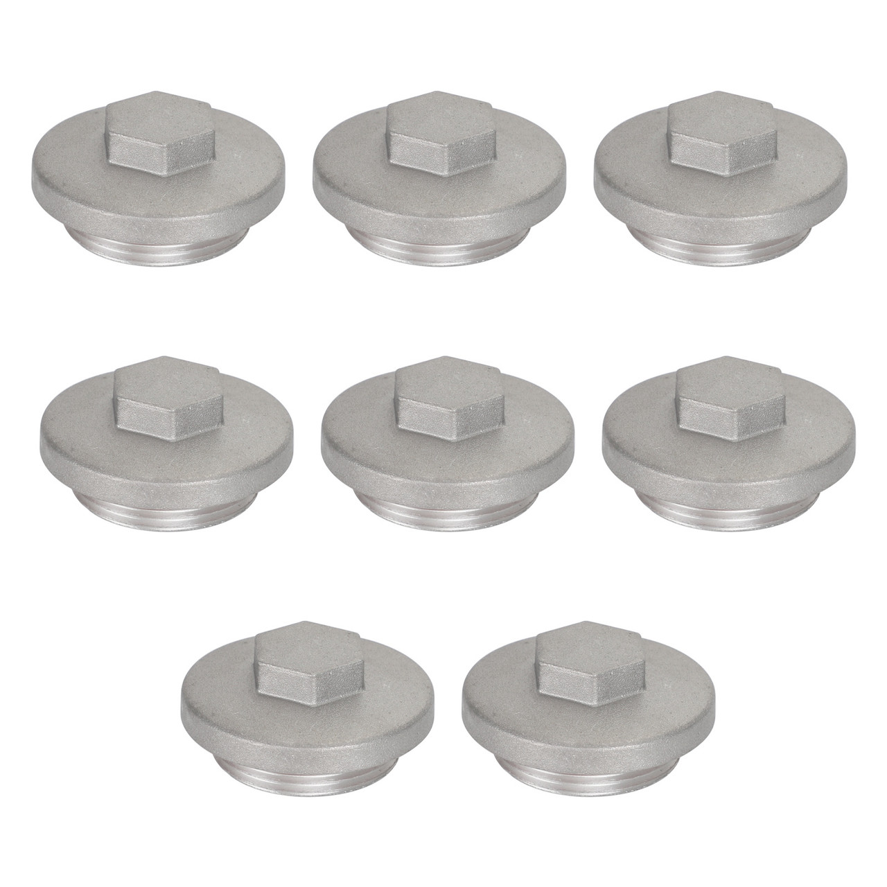 Engine Valve Tappet Adjustment Cover Inspection Cap O-Ring 17mm Fit for Suzuki 1983-1987 QuadRunner (LT125) 8pcs