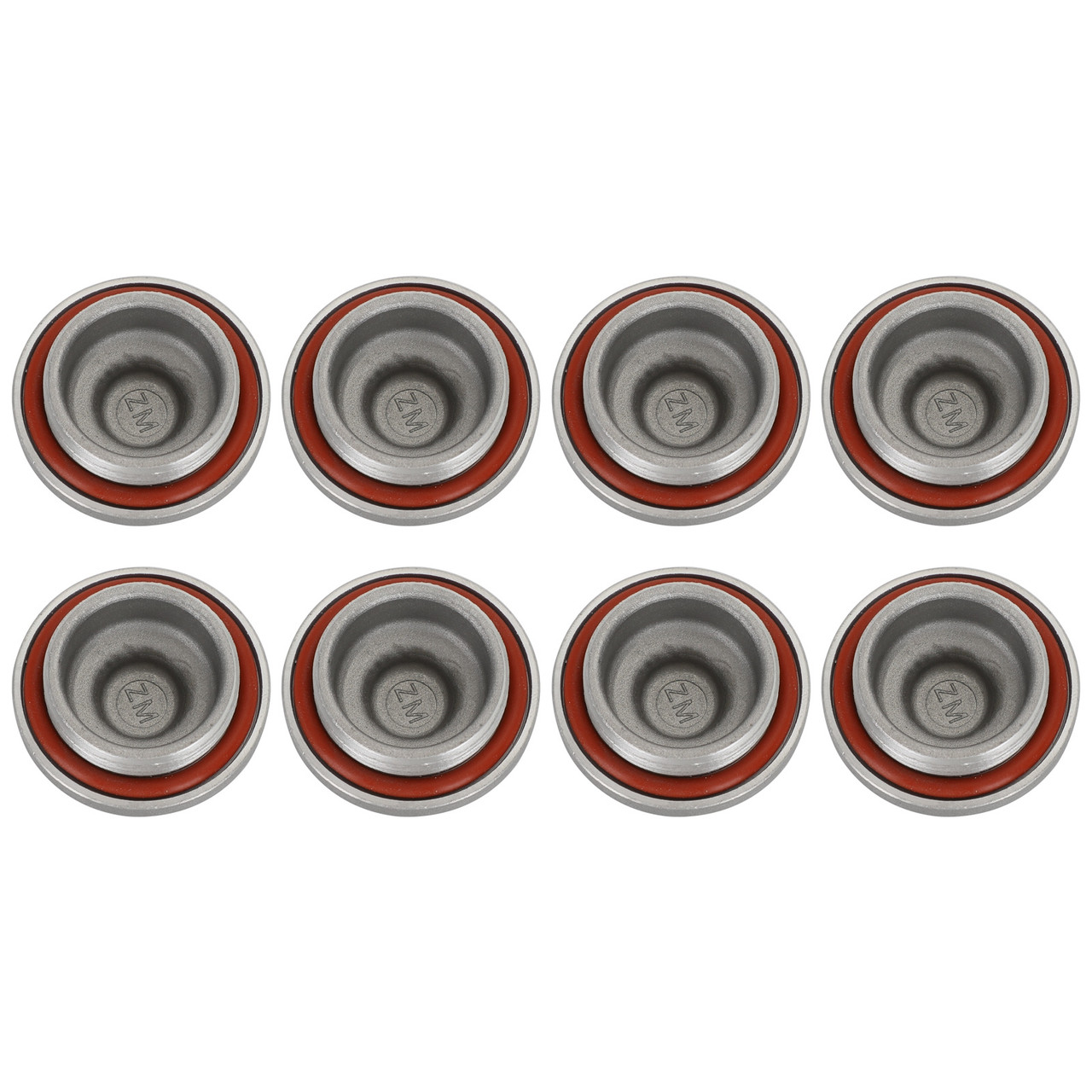 Engine Valve Tappet Adjustment Cover Inspection Cap O-Ring 17mm Fit for Suzuki 1983-1987 QuadRunner (LT125) 8pcs
