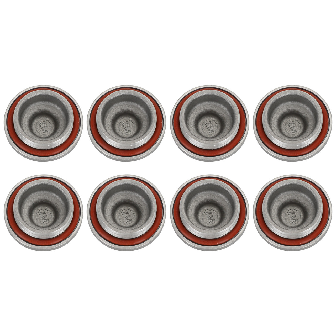 Engine Valve Tappet Adjustment Cover Inspection Cap O-Ring 17mm Fit for Suzuki 1983-1987 QuadRunner (LT125) 8pcs