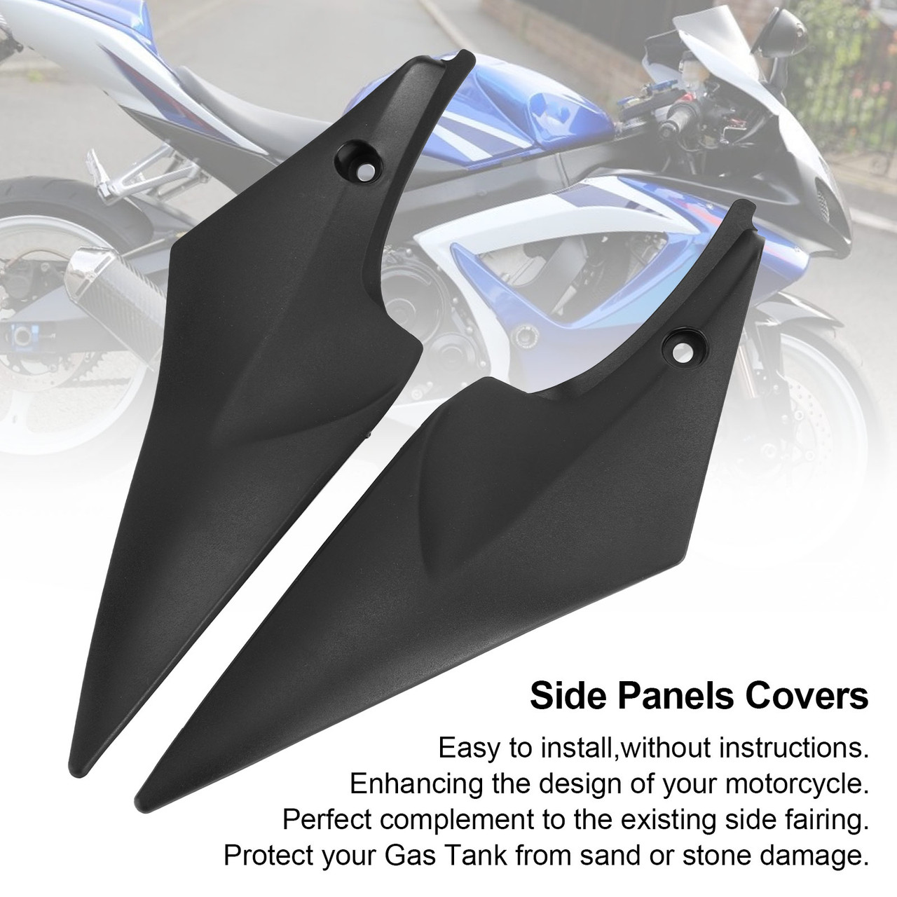 Gas Tank Side Panel Cover Fairing Fit for Suzuki GSXR 600/750 2006-2007 K6