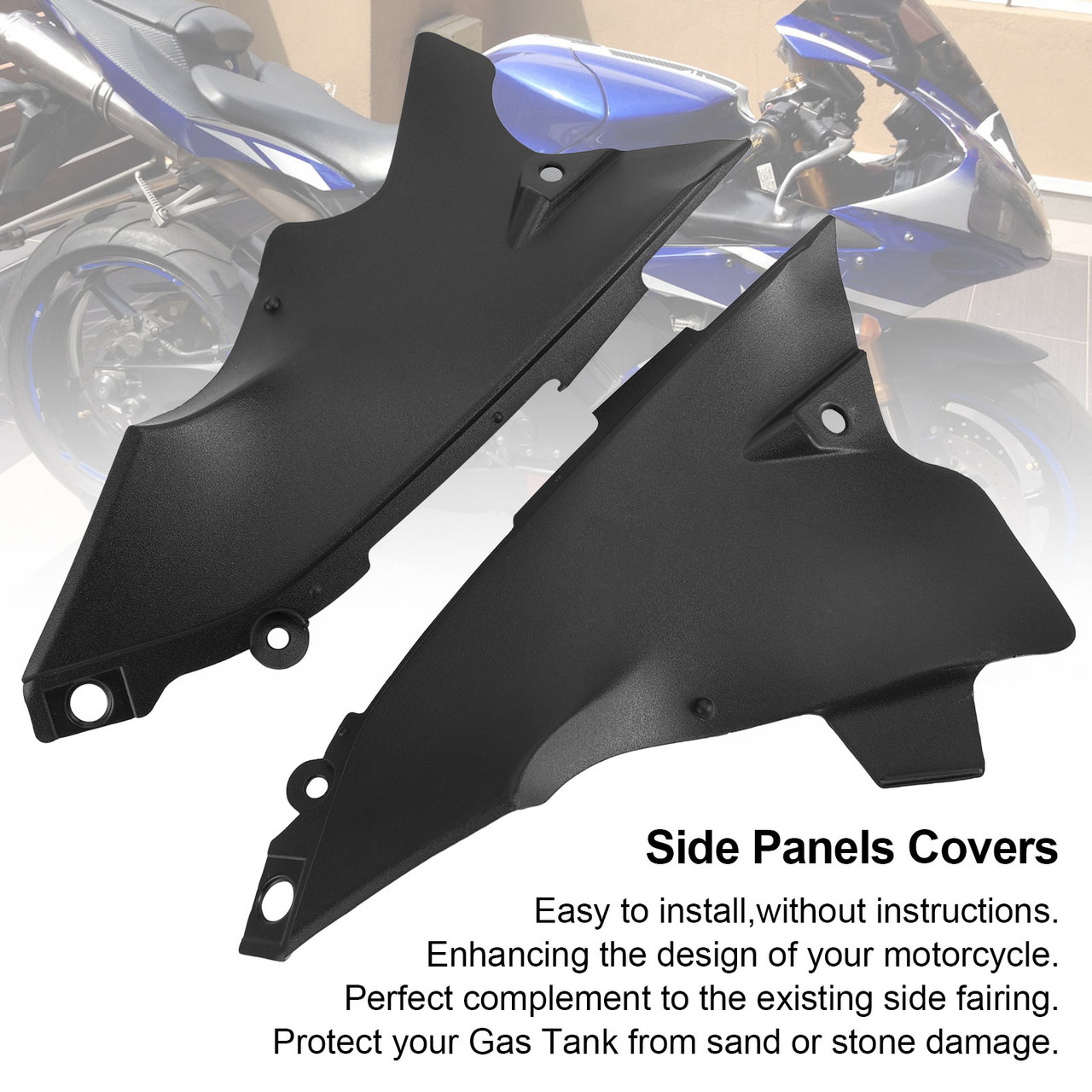 Side Trim Air Duct Cover Panel Fairing Fit for Yamaha YZF R1 2004
