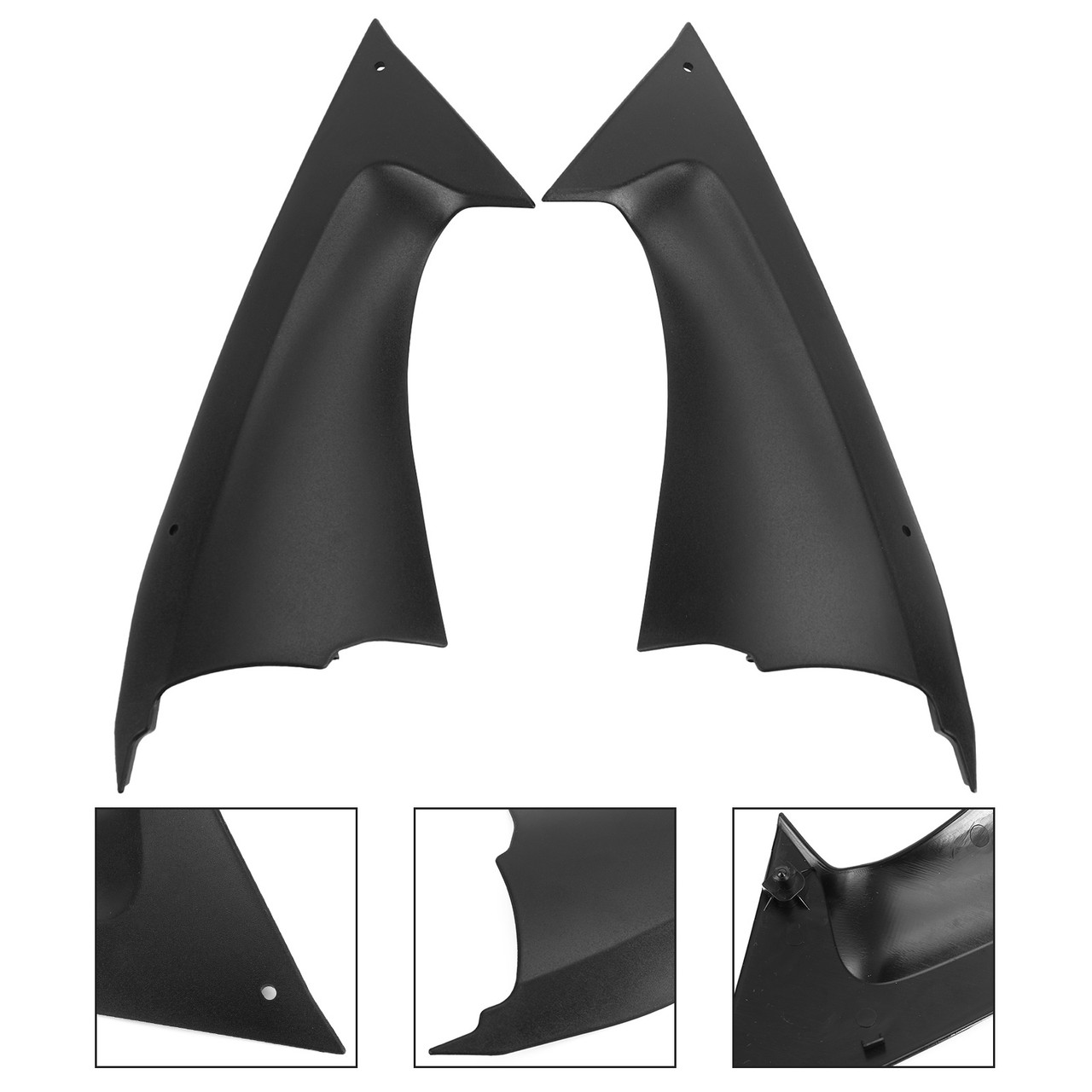 Gas Tank Side Panel Cover Fairing Fit for Yamaha YZF R6 2008-2014 BLK