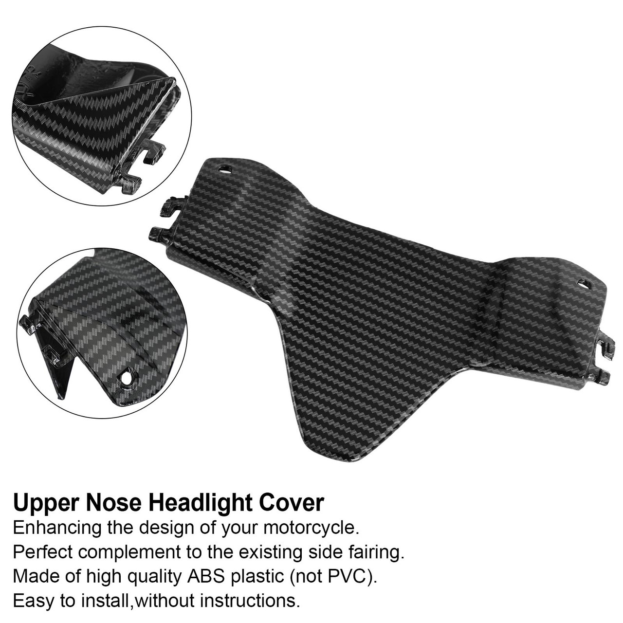 Upper Nose Headlight Cover Fit for Kawasaki Z900 2020-2021 CBN