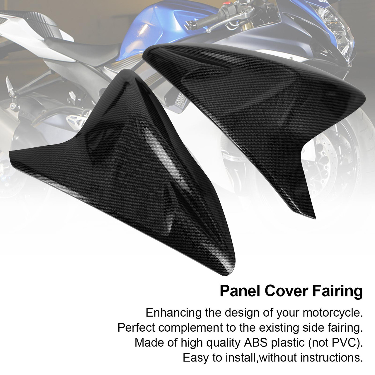 Gas Tank Side Panel Cover Fairing Fit for SUZUKI GSX-R 600/750 2011-2019 CBN