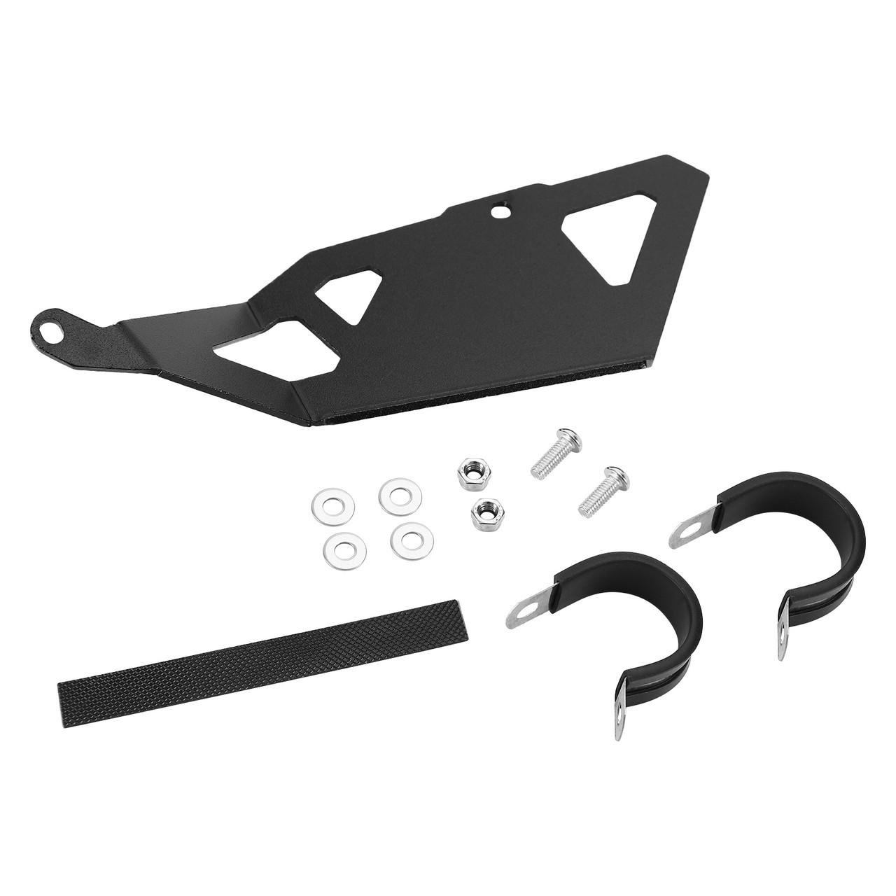 Exhaust Guard Protector Flap Control Cover fit for BMW R1200GS LC & R1200GS LC Adventure 2014-2020 Black