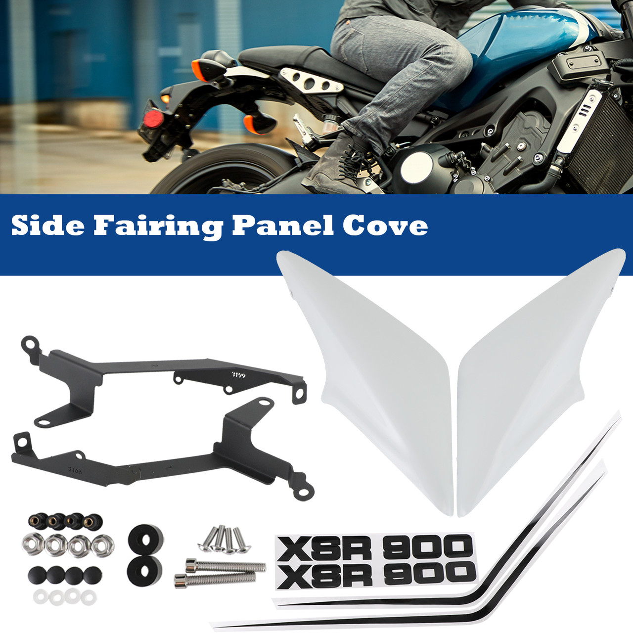 Side Fairing Panel Cove Fit for Yamaha XSR900 2016-2021 G - Mad