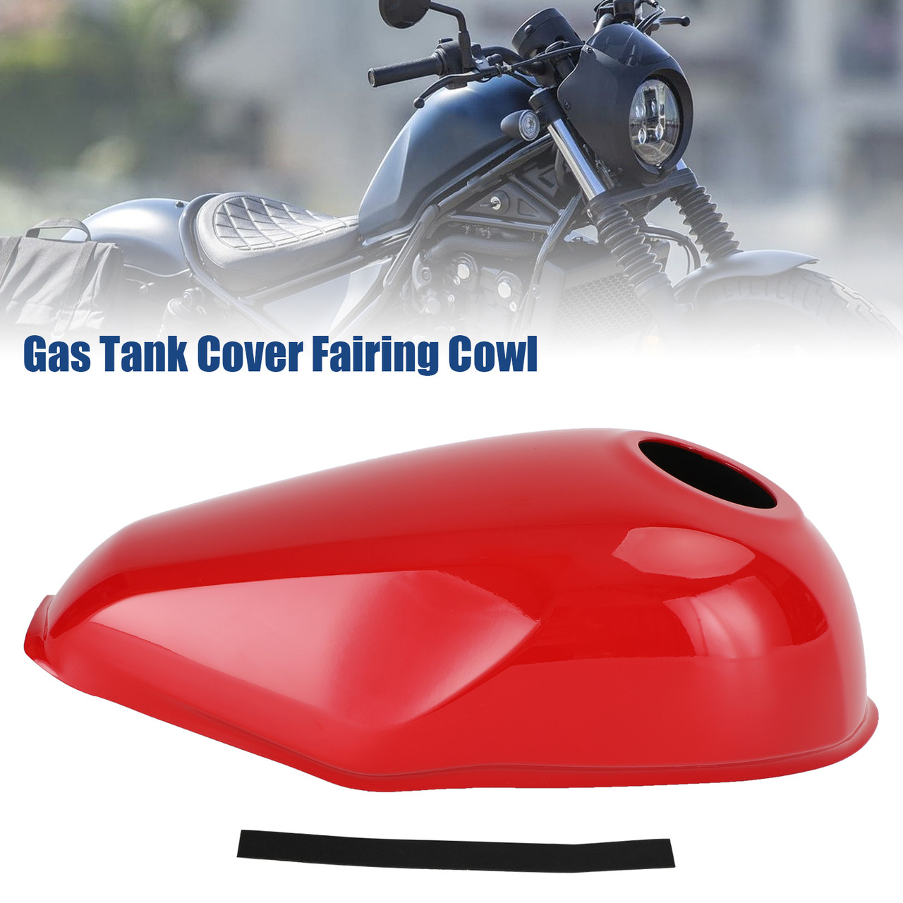 Gas Tank Cover Fairing Cowl Fit for Honda Rebel CMX500 2017-2023 Red