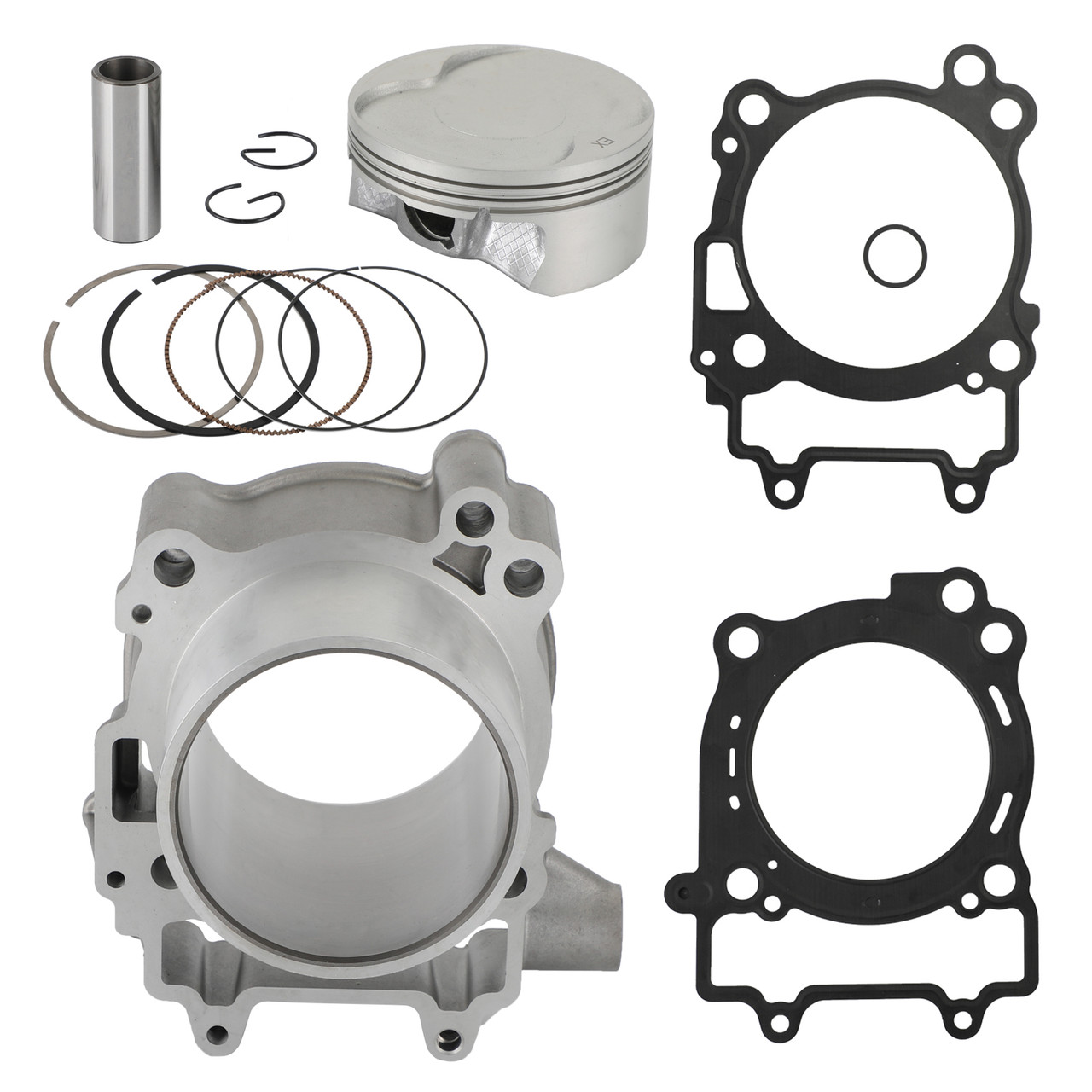 99mm Stock Standard Bore Cylinder Piston Rebuild Kit Fit for Polaris Sportsman X2 570: 15-22 RZR Trail 570 Premium: 21 Ranger 570 Full Size: 15-22 ACE 570: 16-19 (M587-A059)