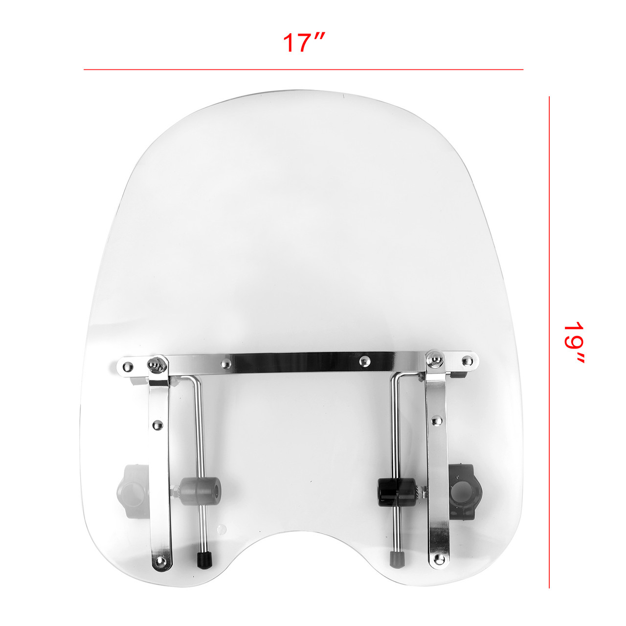 Windshield with Hardware for Sportster Dyna Touring Softail models 1970-2015