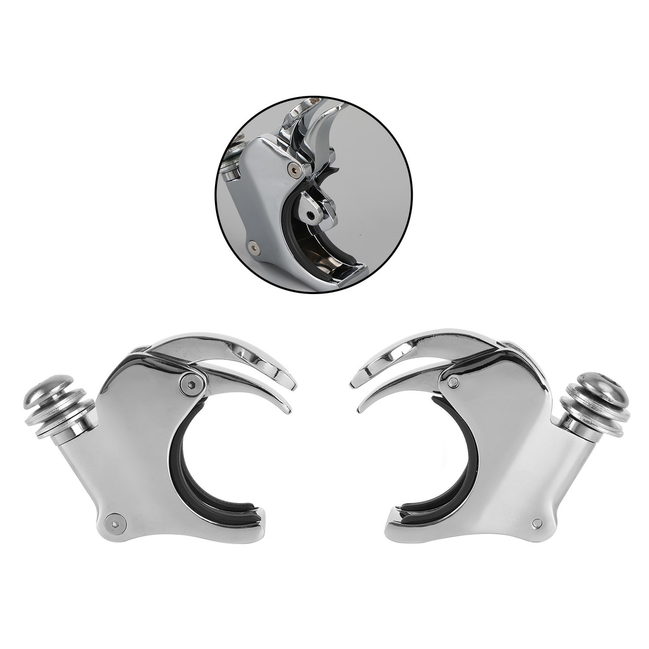 Windshield Bracket Holder Fits for Dyna & Sportster Models With 49mm Forks