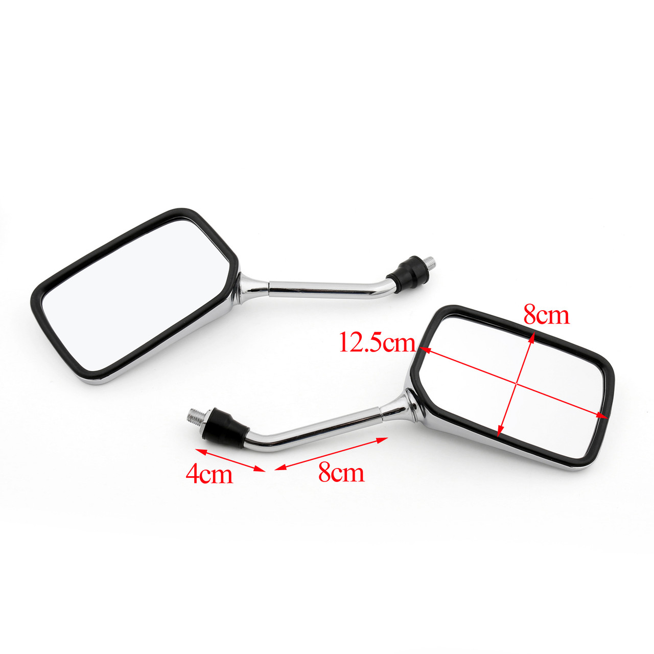 1 Pair Rear View Mirrors For Honda VT250 MC20(SPADA) CB1300 1998-2002 Honda NT400 BROS400 Chrome