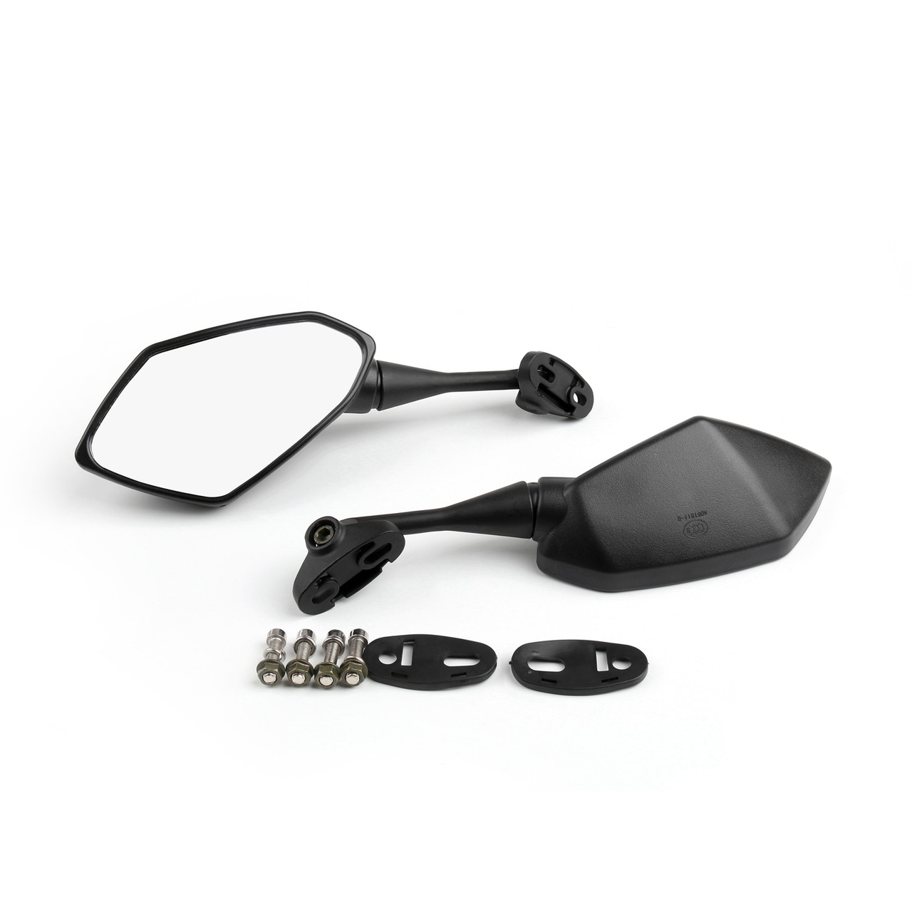 Modified Rear-view Mirror For Honda NSR250 MC18 MC21 MC28 CBR250 MC19 MC22 1988-1994 VTR1000 1998-2006 Black