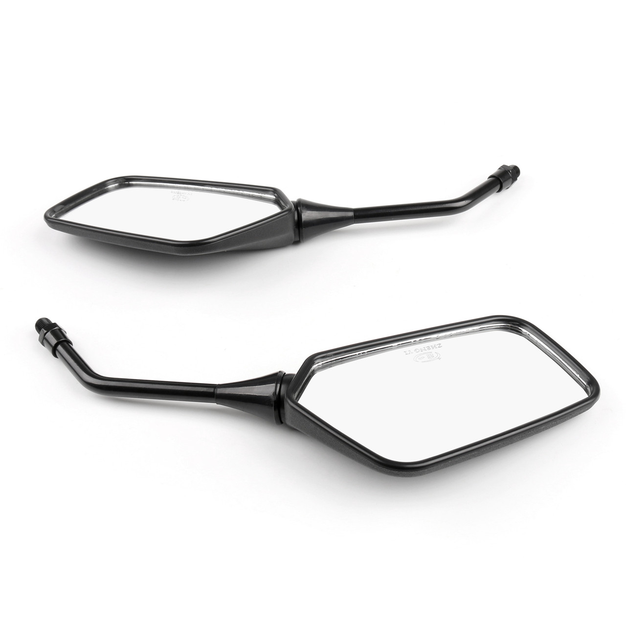 1 Pair Rear View Mirrors(left&right) For Honda CB250 Nighthawk 1991-2008 NX125 1988-1997 NX650 1988-1999 Black