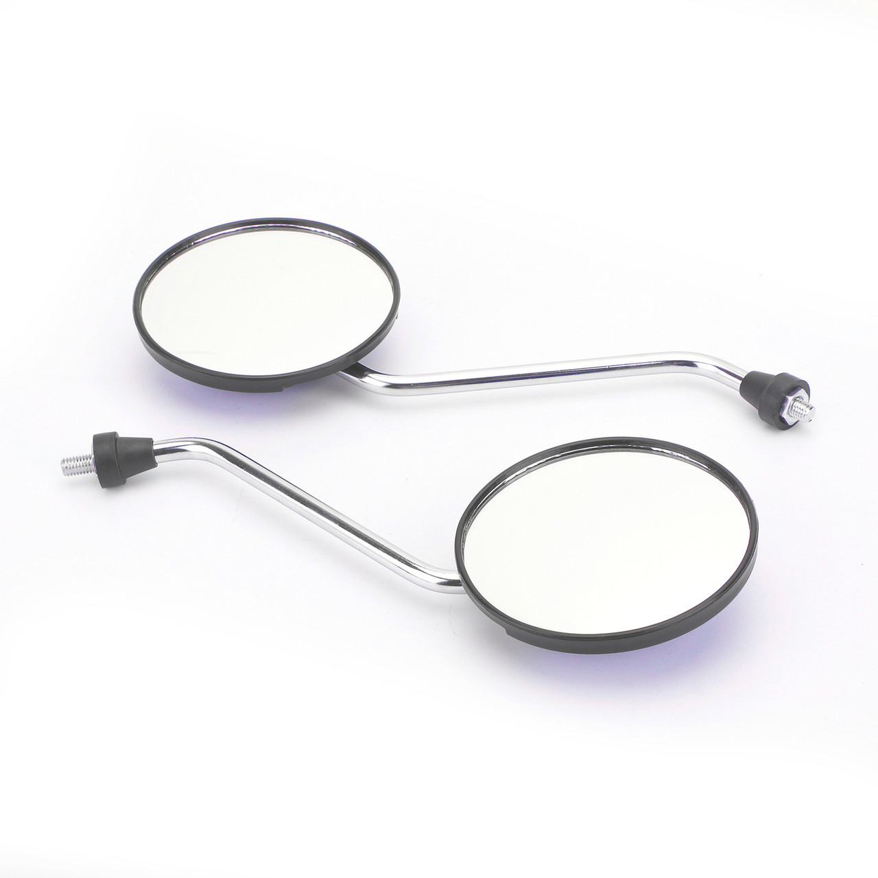 Pair 8mm Rearview Mirrors fits For Kawasaki Scooter Motorcycle Moped Bike ATV with 8MM threads Blue~BC3