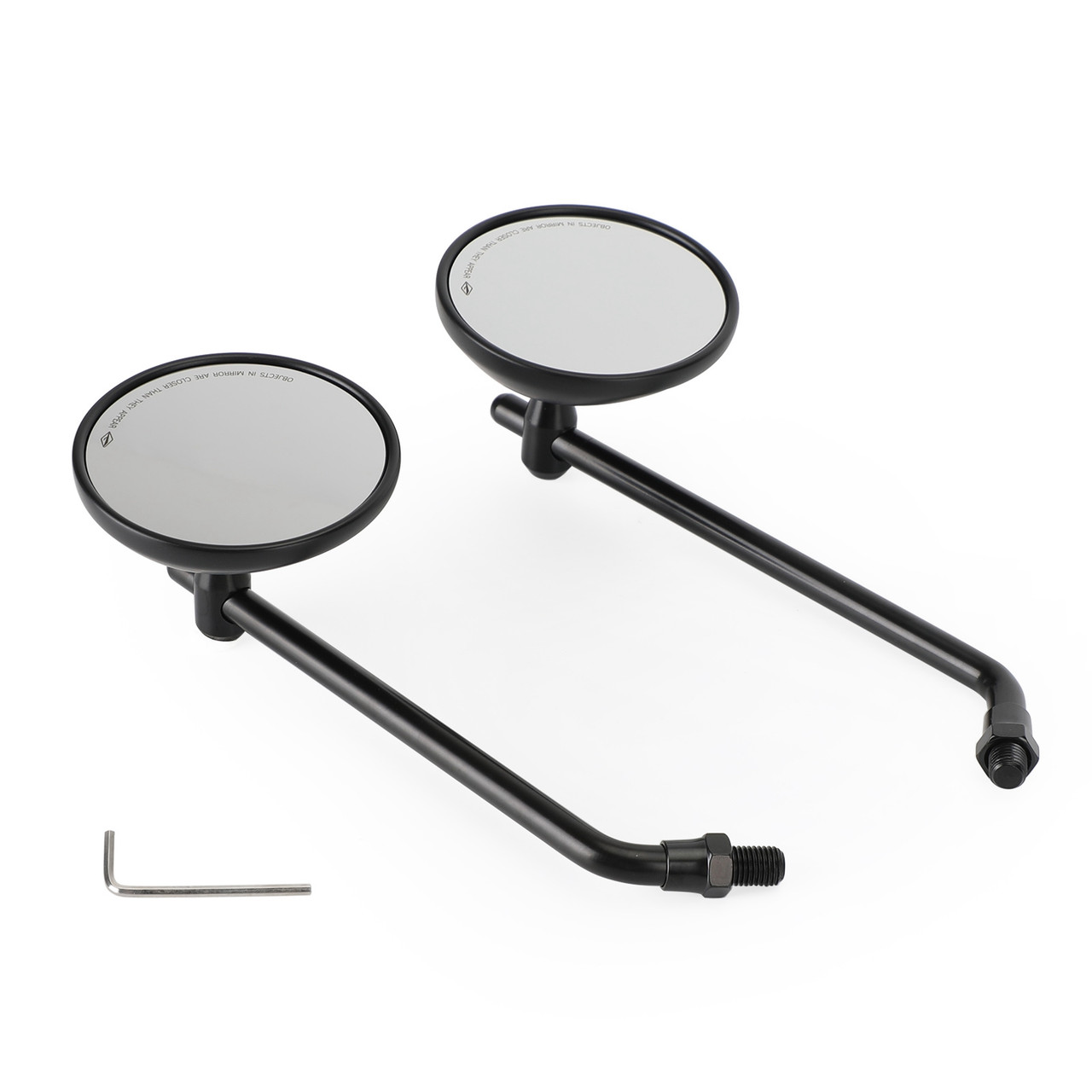 3" Round Universal Mirrors fits for Honda CT 70/90/110/125 Trail XR250L/XR650L BLK~BC2