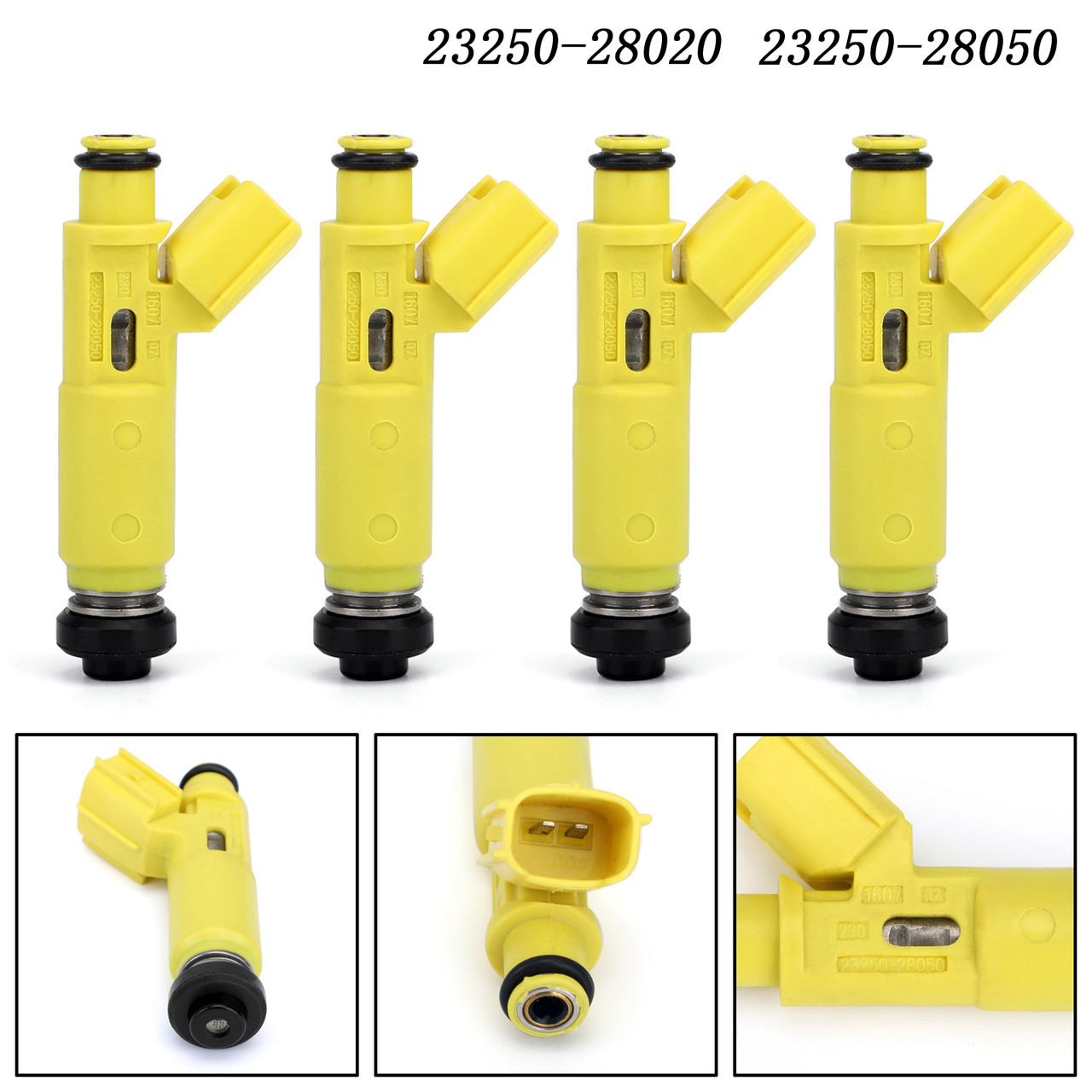 4Pcs Fuel Injectors 23250-28050 Fit For Toyota Rav4 2.0L 2001-2003