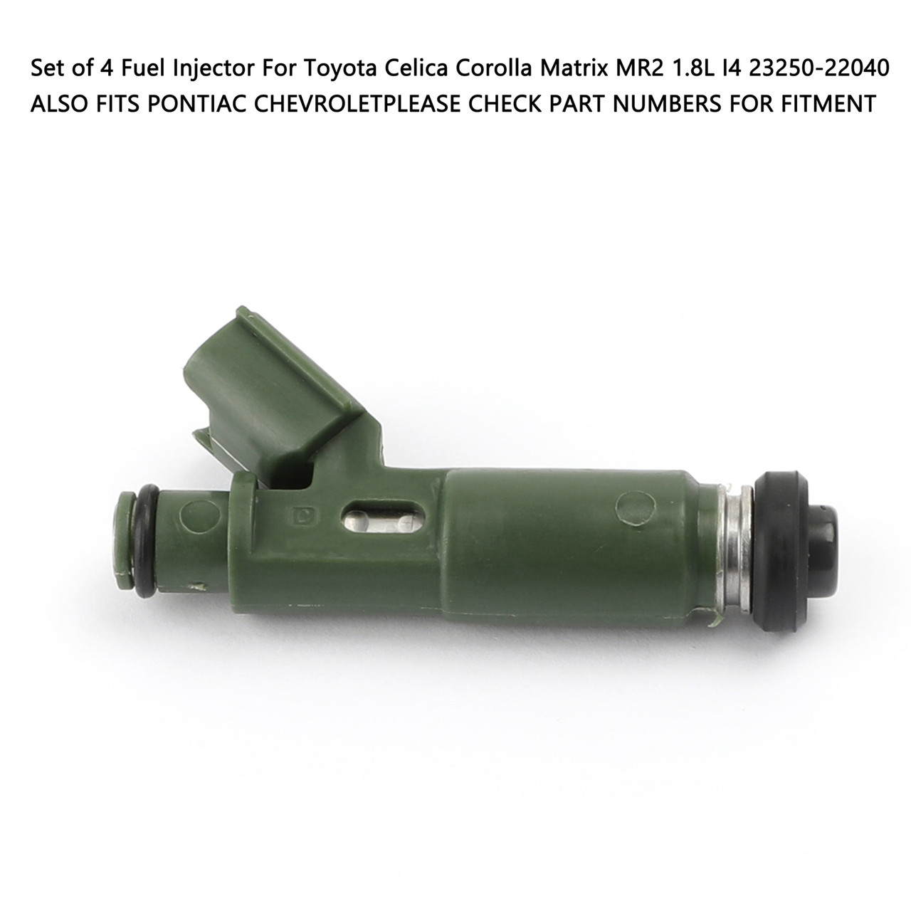 4PCS Fuel Injectors For Toyota AVENSIS Saloon (T25) 1.8 1794cc.129hp 2003-2008 MR2-SPYDER 1.8L L4 2000-2005